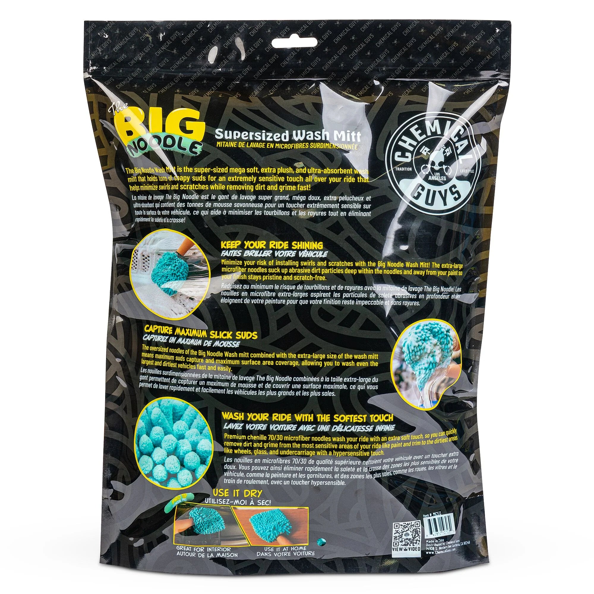 Chemical Guys Clean Big Noodle Supersized Wash Mitt - Image 7