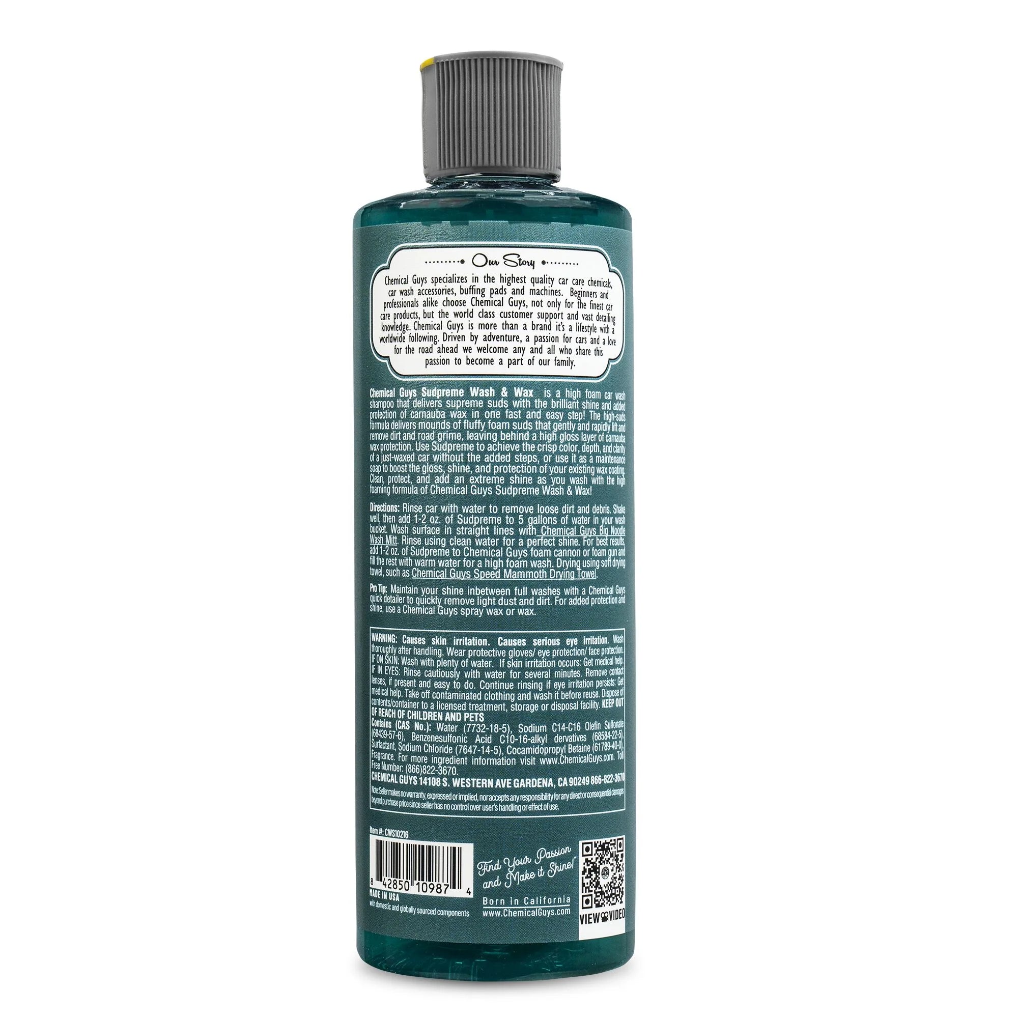 Chemical Guys Clean Sudpreme Wash & Wax - Image 11