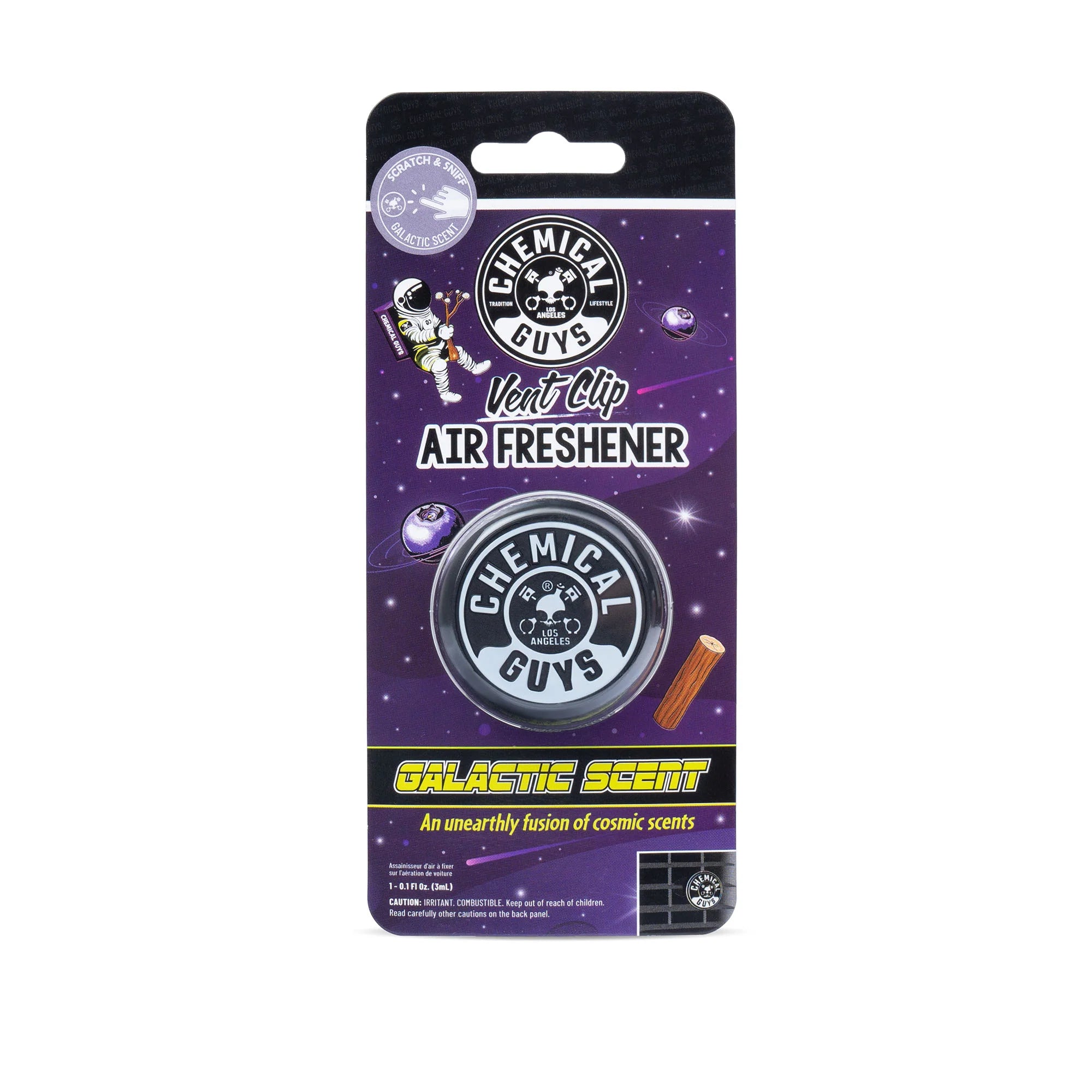 Chemical Guys Clean Galactic Vent Clip Air Freshener