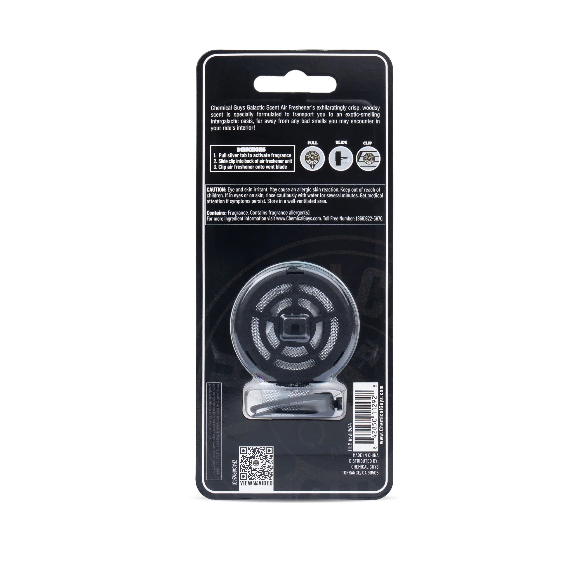 Chemical Guys Clean Galactic Vent Clip Air Freshener - Image 7