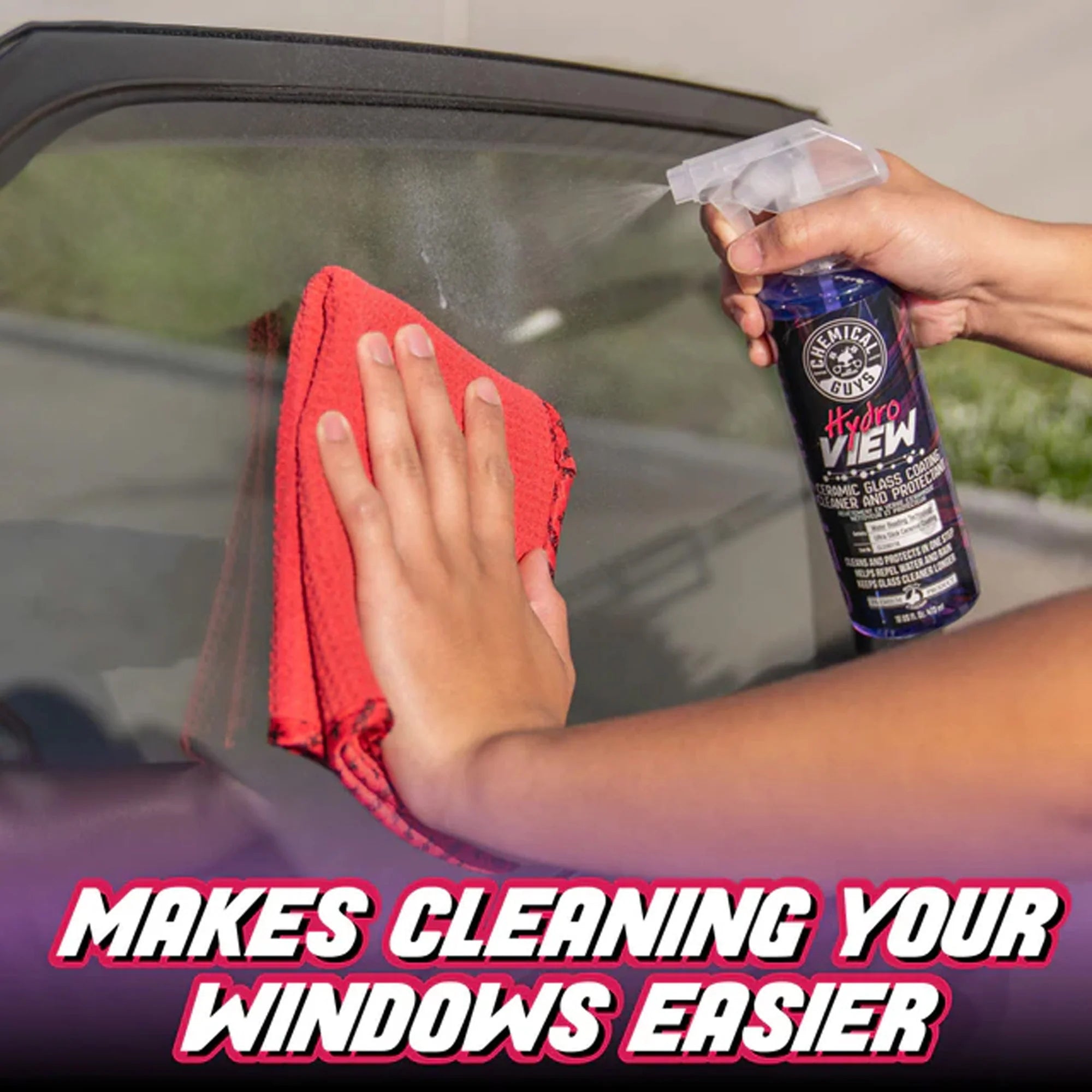 Chemical Guys Clean HydroView Ceramic Glass Cleaner & Coating - Image 9