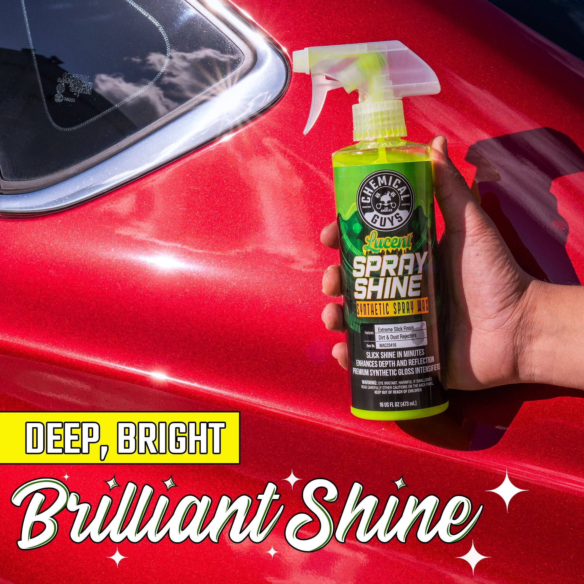 Chemical Guys Clean Lucent Spray Shine Synthetic Spray Wax - Image 4