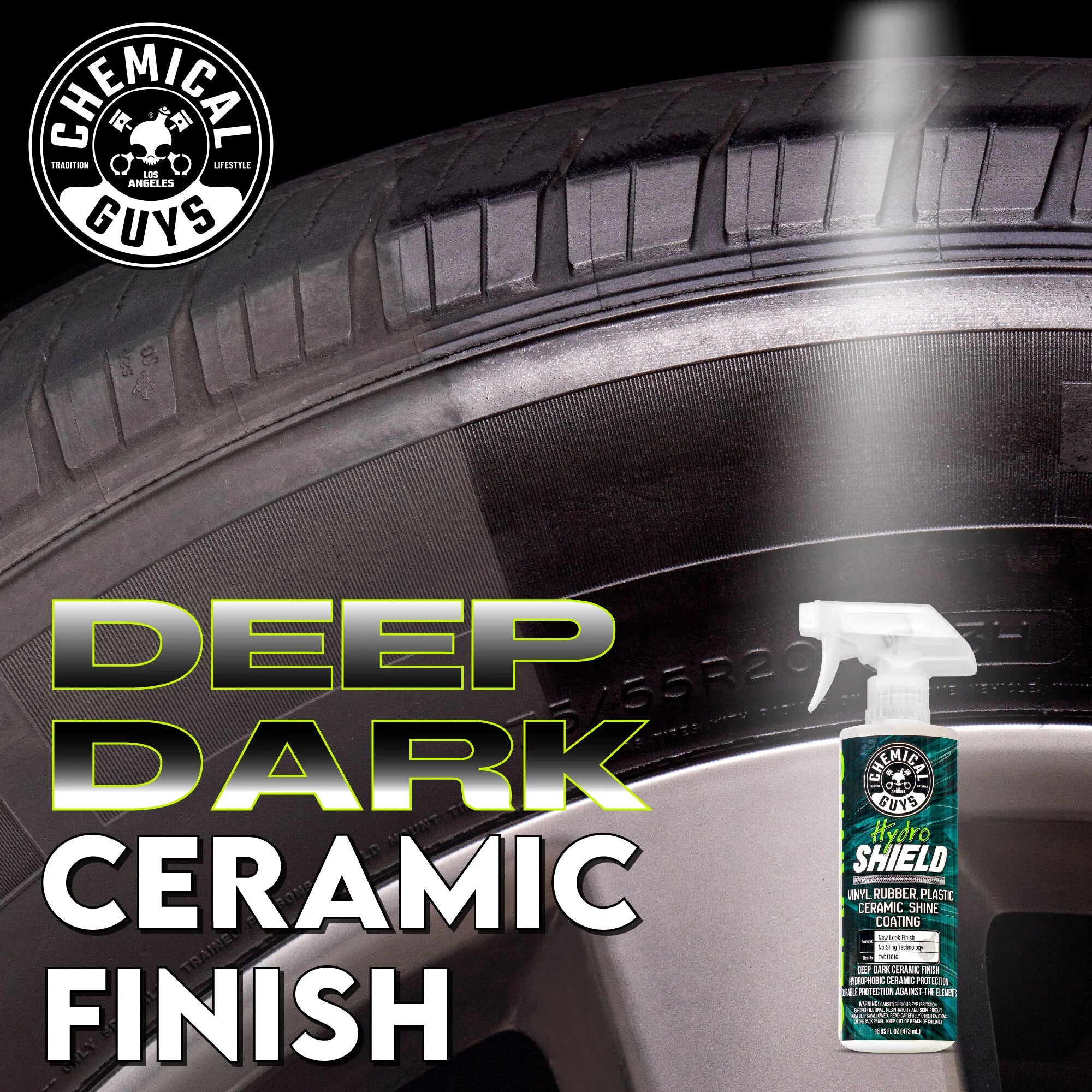 Chemical Guys Clean HydroShield Vinyl, Rubber, Plastic Ceramic Shine Coating - Image 10