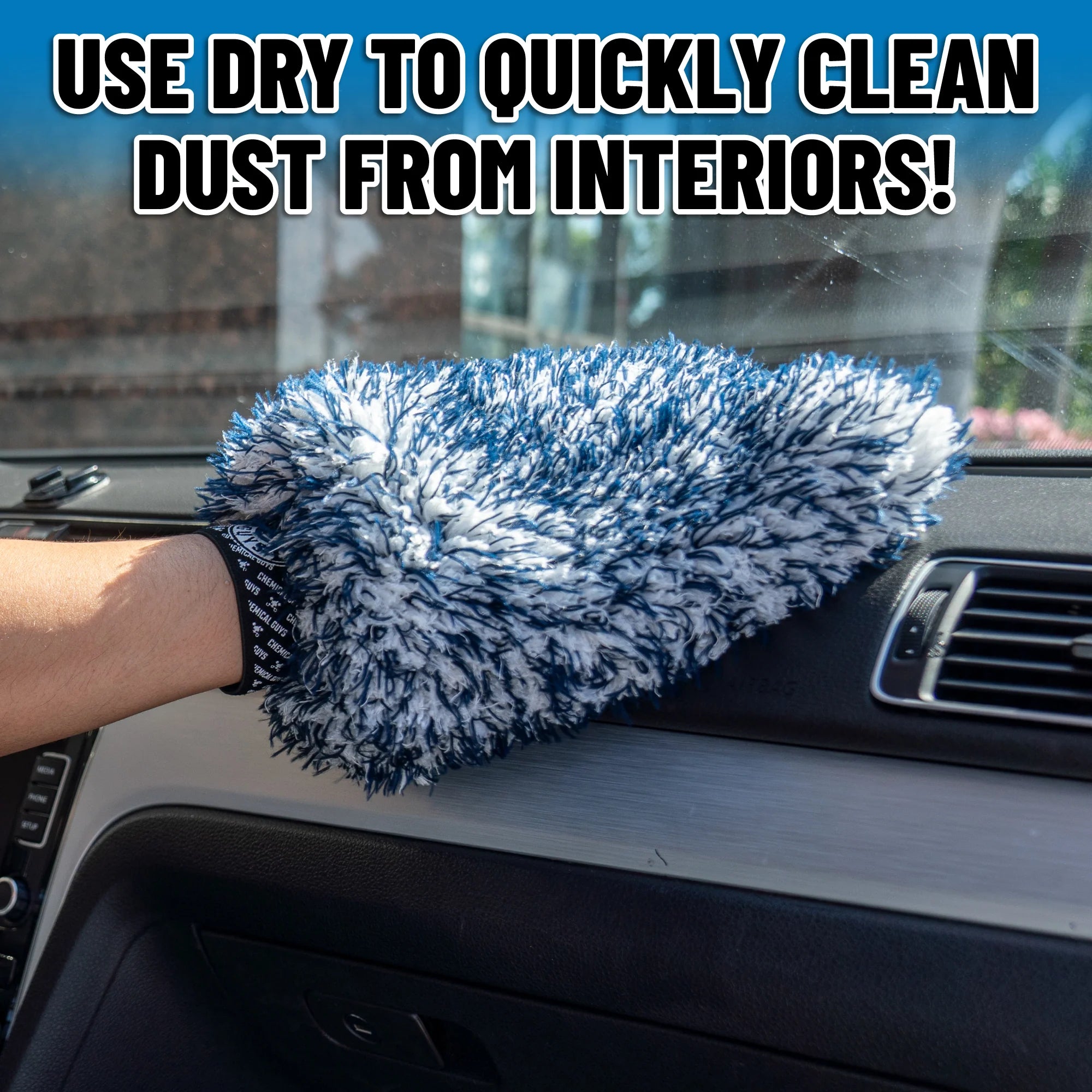 Chemical Guys Clean The Dually Microfiber Wash Mitt - Image 6