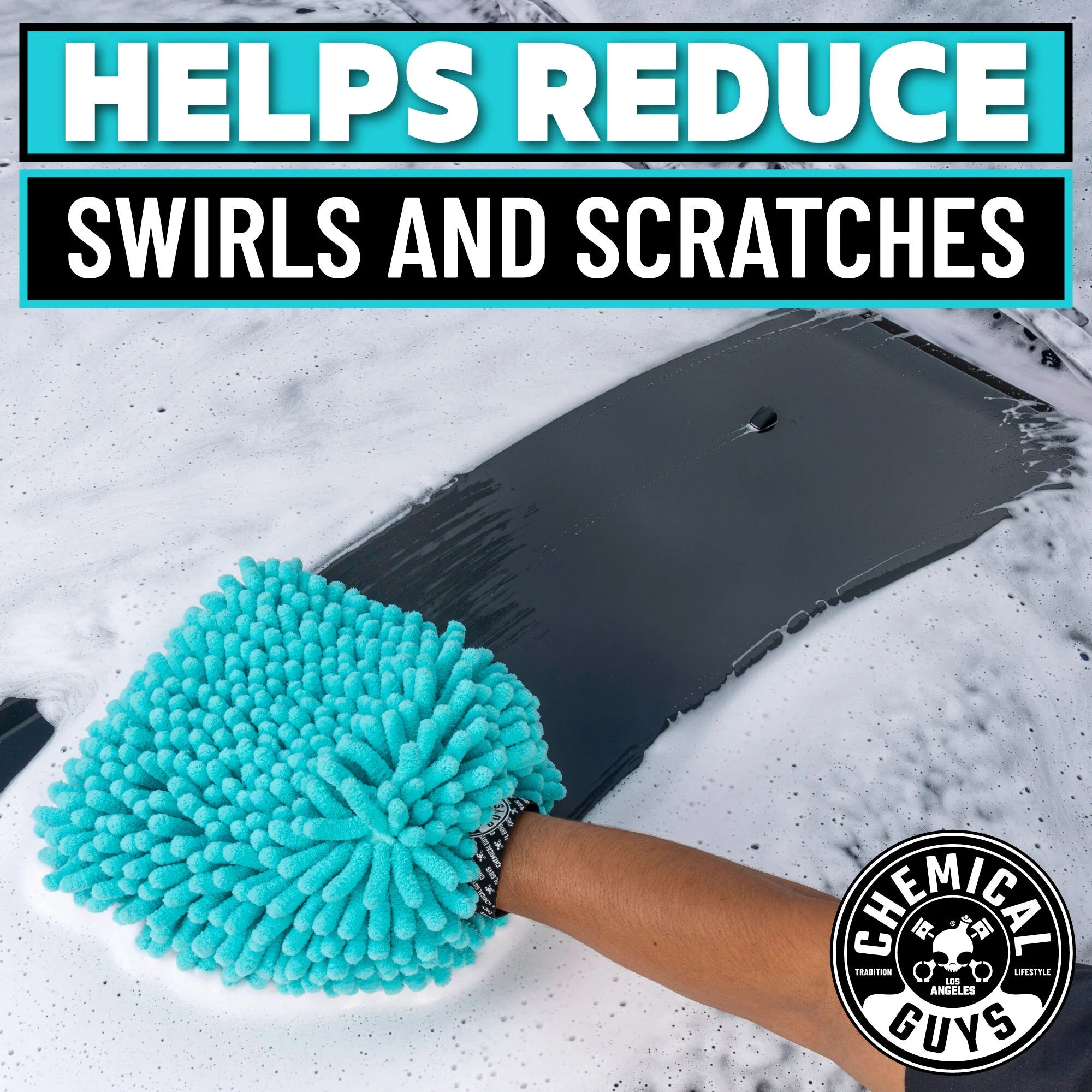 Chemical Guys Clean Big Noodle Supersized Wash Mitt - Image 3