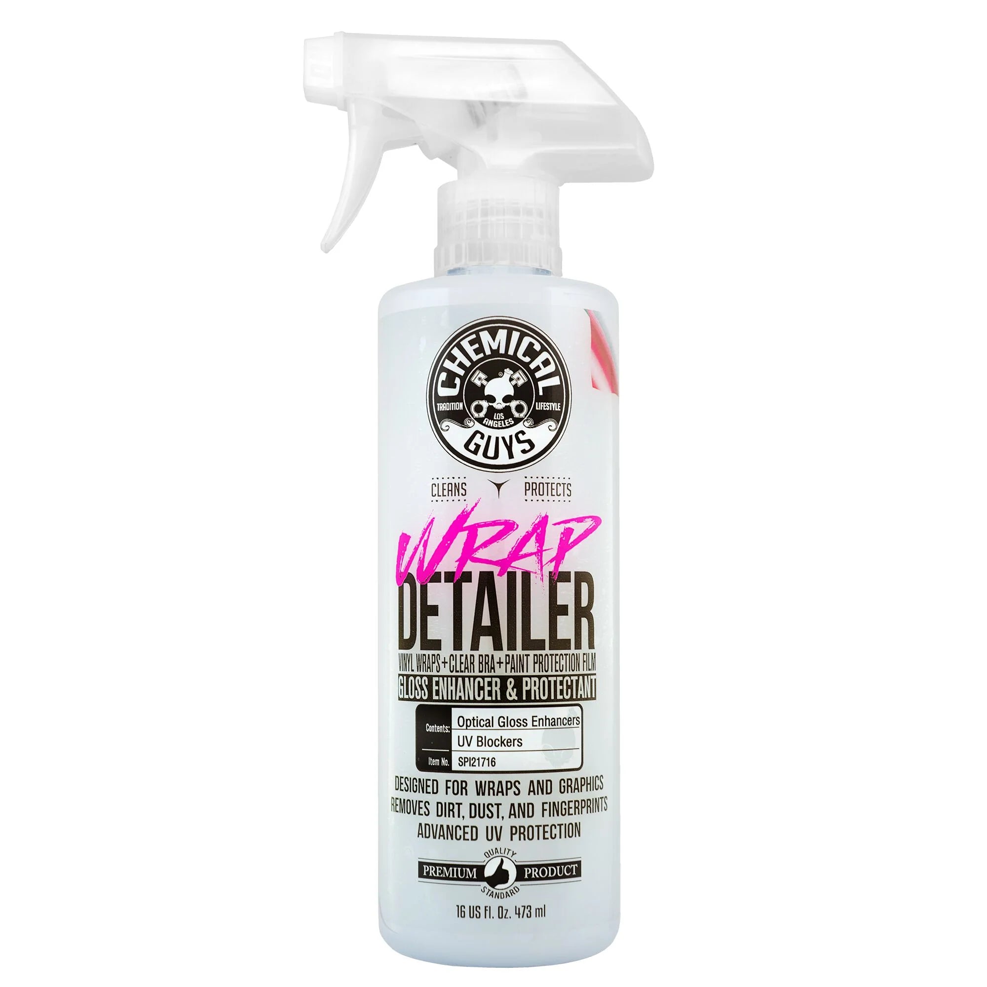 Chemical Guys Clean Wrap Detailer Unique Quick Detailer & Protectant for Vinyl Wraps