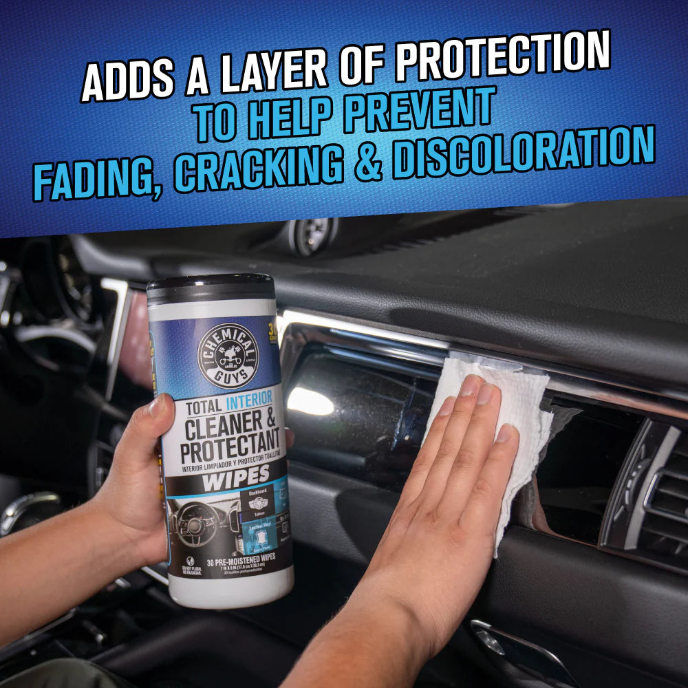 Chemical Guys Clean Total Interior Cleaner & Protectant Canister Wipes - Image 2
