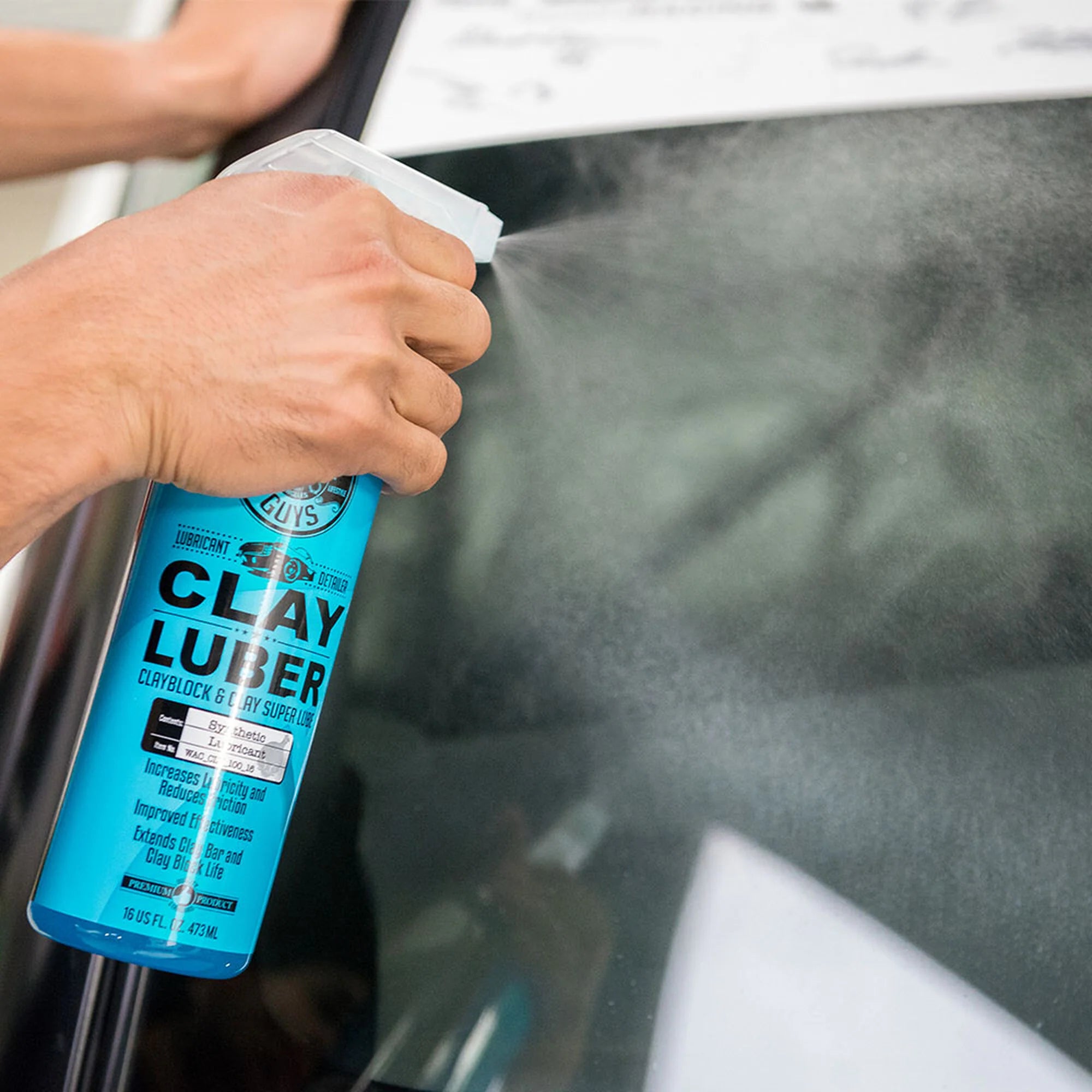 Chemical Guys Clean Rinse & Renew Clay Block & Clay Luber Kit Bundle - Image 7