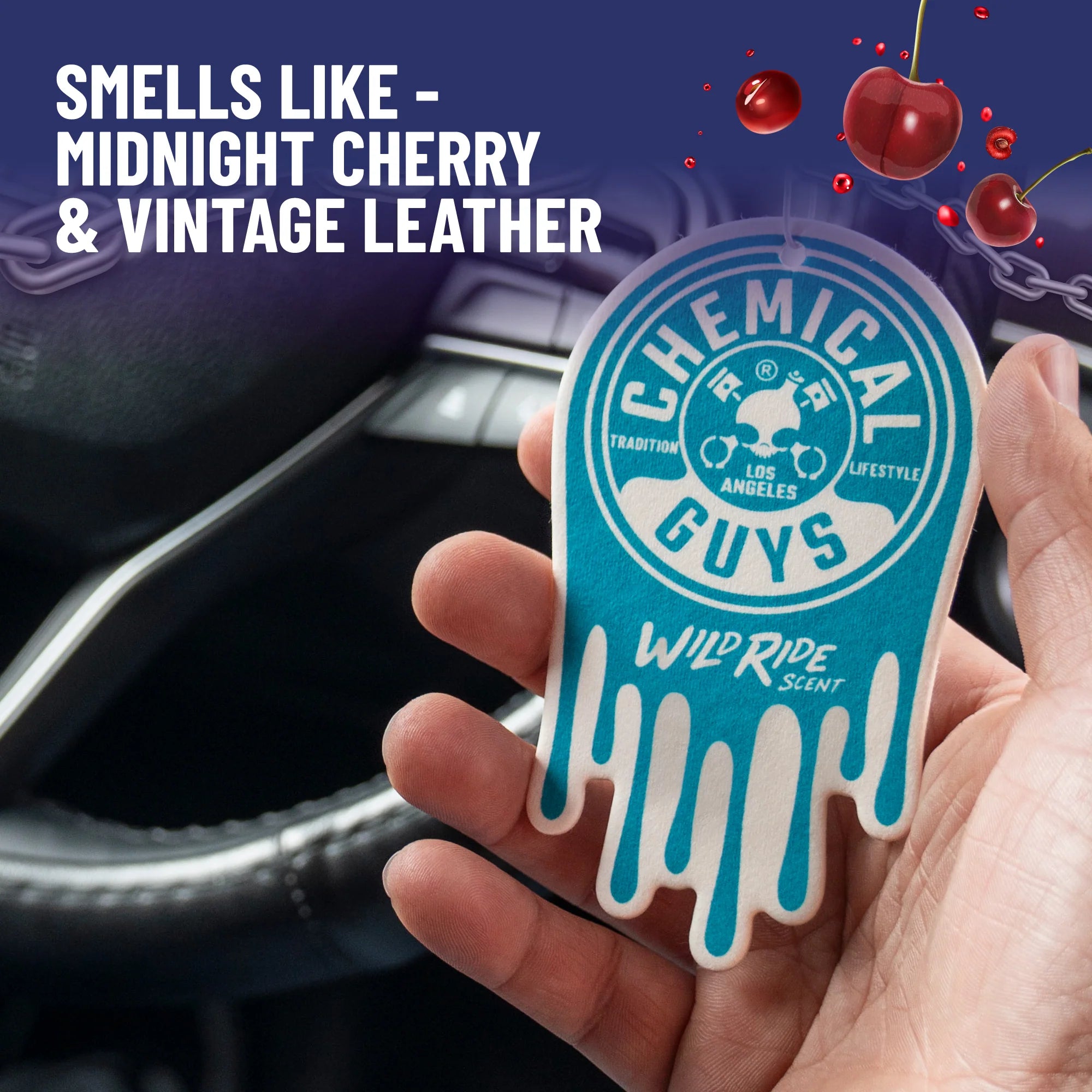 Chemical Guys Clean Wild Ride Hanging Air Freshener - Image 3