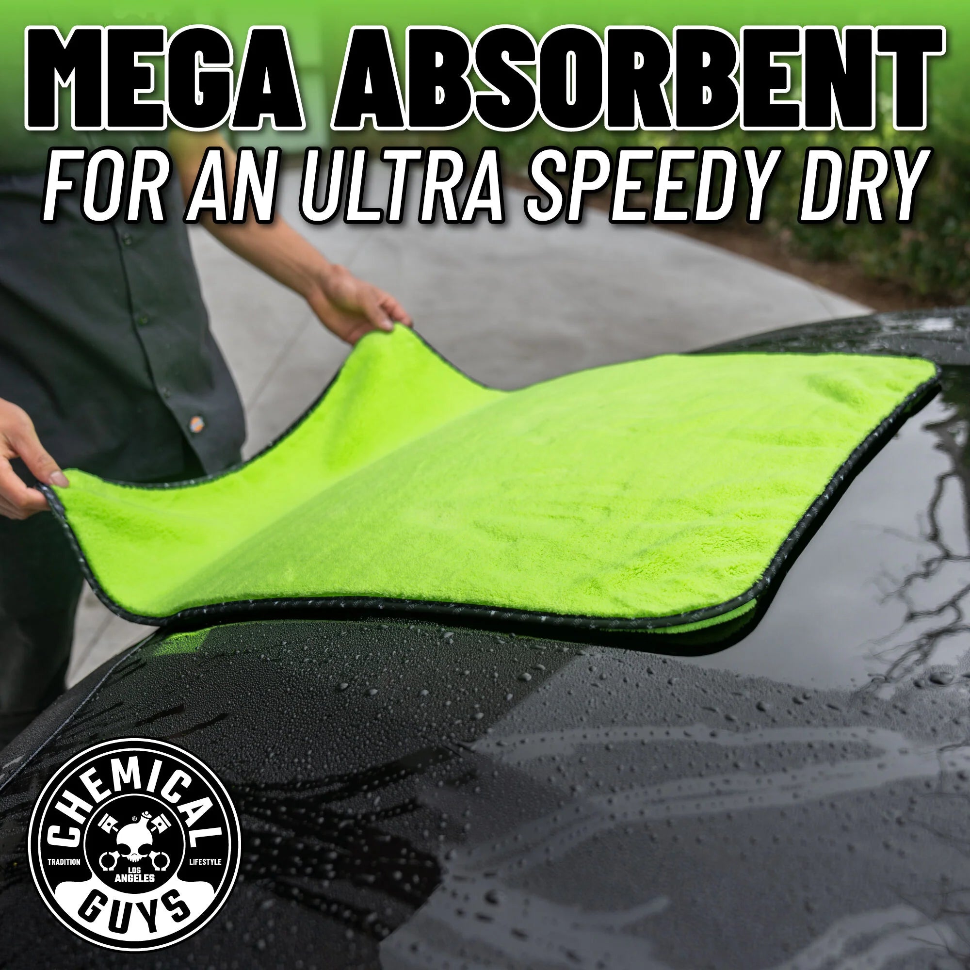 Chemical Guys Clean Speed Mammoth Ultimate Super Plush Drying Towel - Image 3