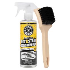 Chemical Guys Clean Furbidden Pet Stain & Odor Remover + Nifty Brush Kit