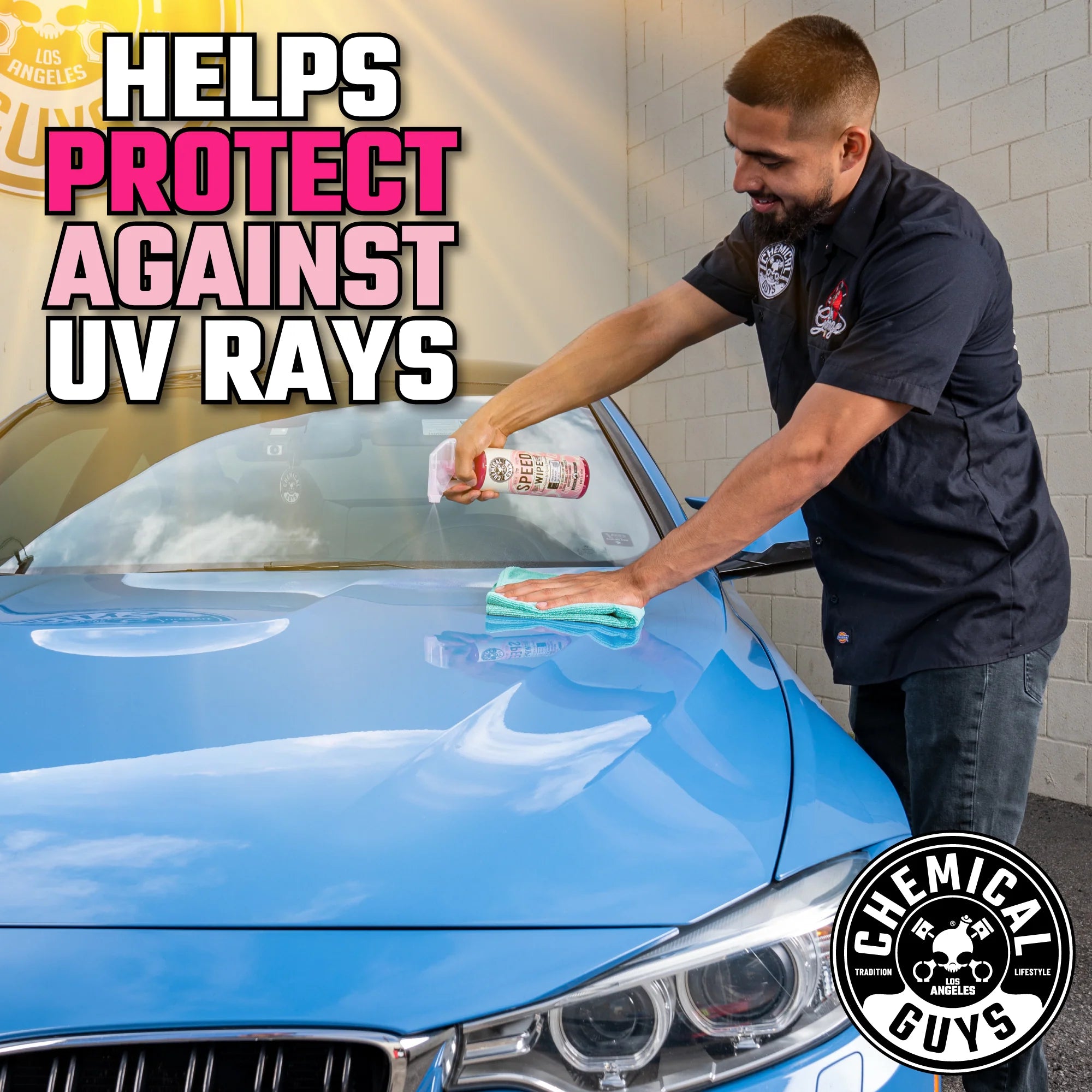 Chemical Guys Clean Speed Wipe Quick Detailer & High Shine Spray Gloss - Image 4