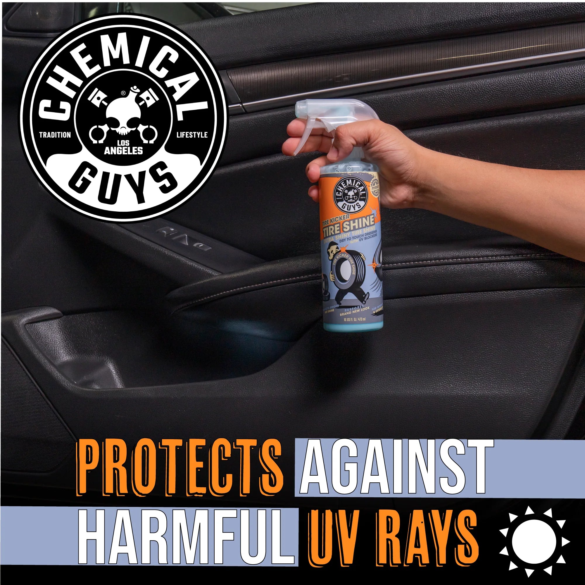 Chemical Guys Clean Tire Kicker Extra Shiny Tire Shine - Image 10