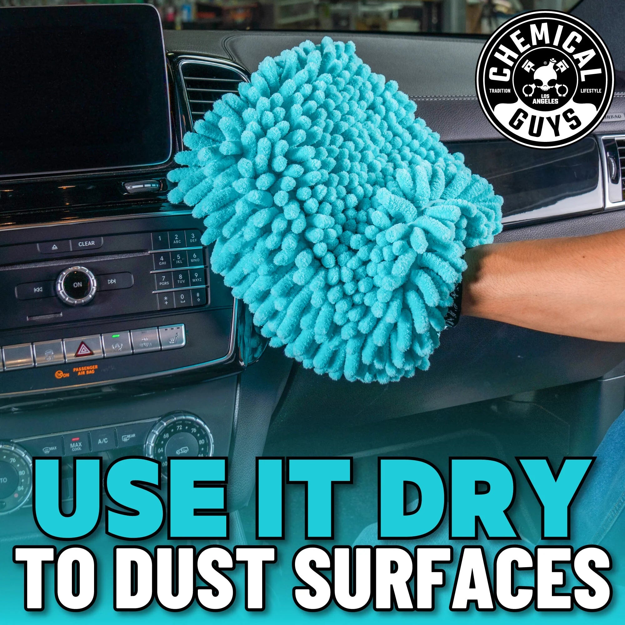 Chemical Guys Clean Big Noodle Supersized Wash Mitt - Image 8