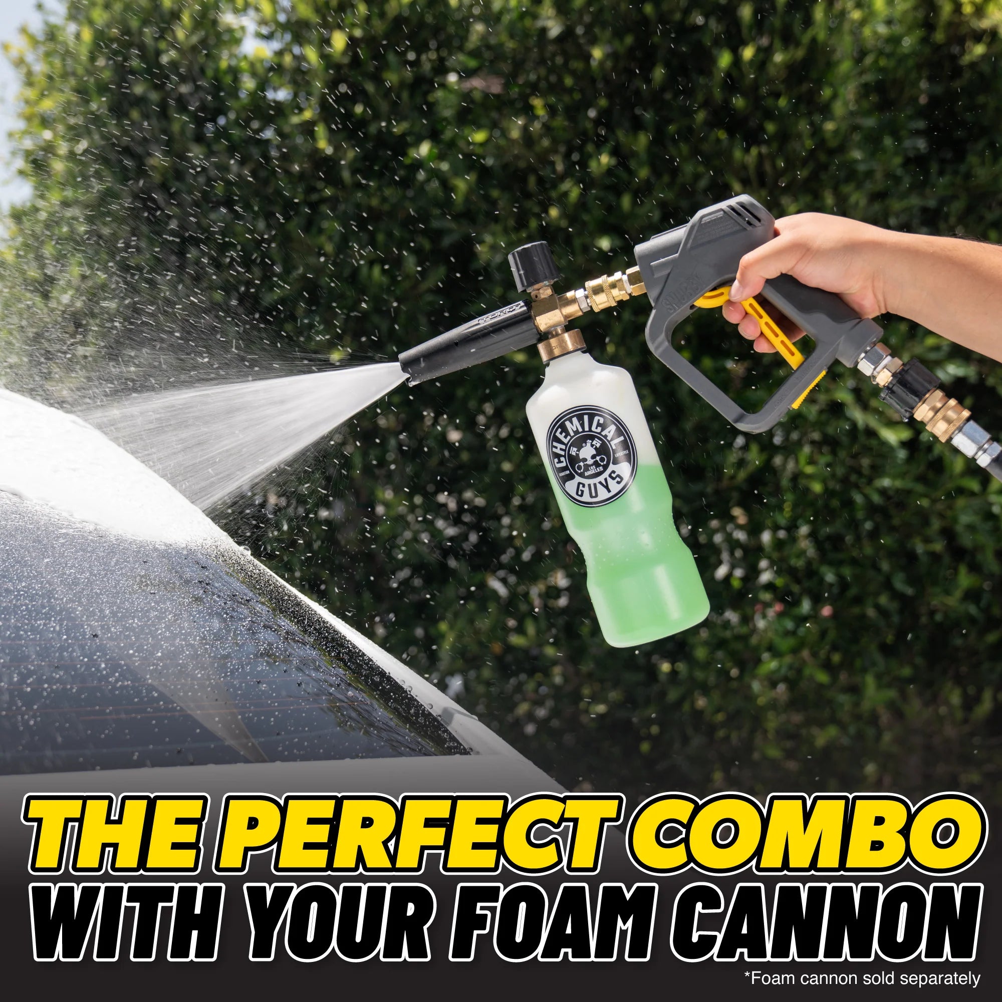 Chemical Guys Clean TORQ Snubby Pressure Washer Gun - Foam Cannon Attachment - Image 3
