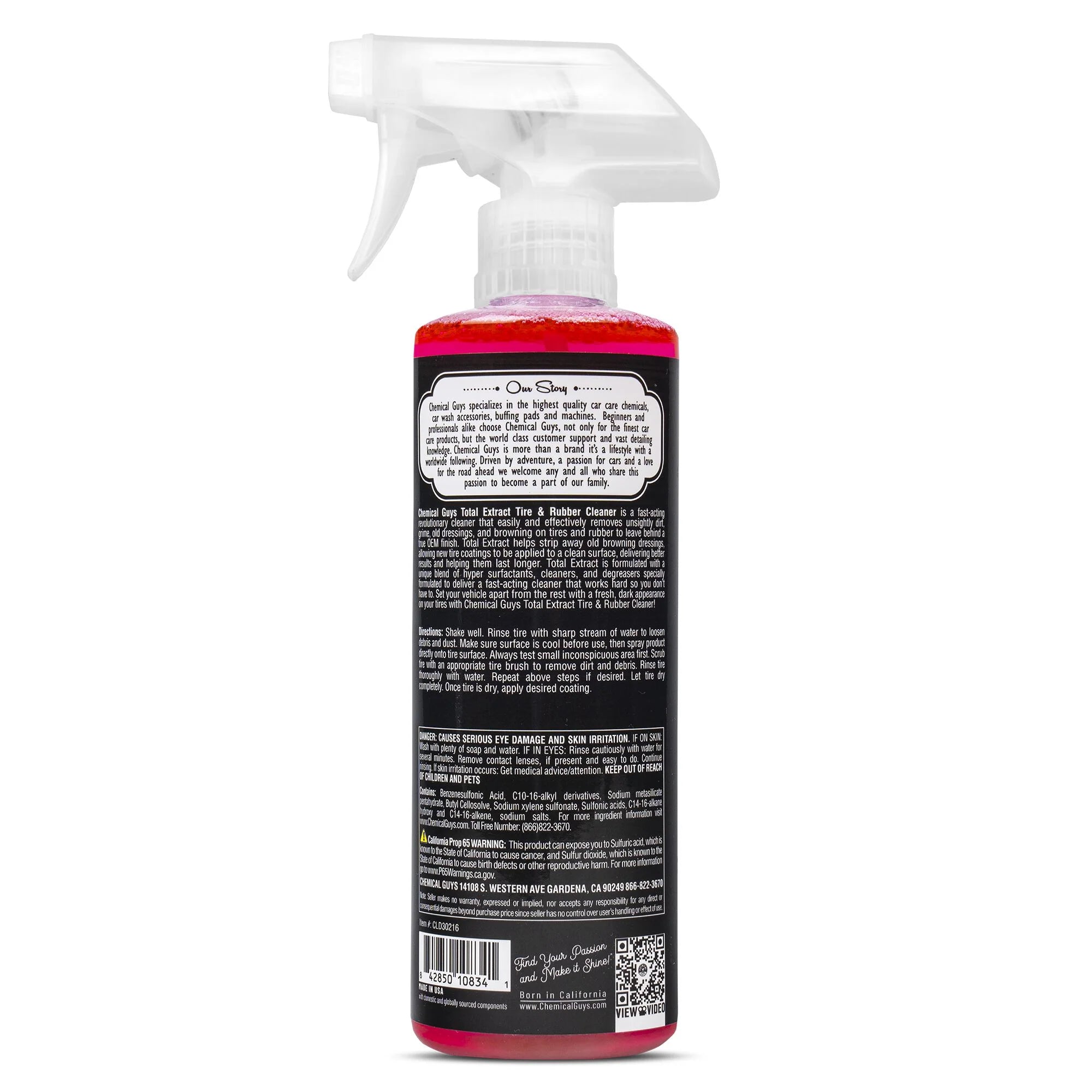 Chemical Guys Clean Total Extract Tire & Rubber Cleaner - Image 9