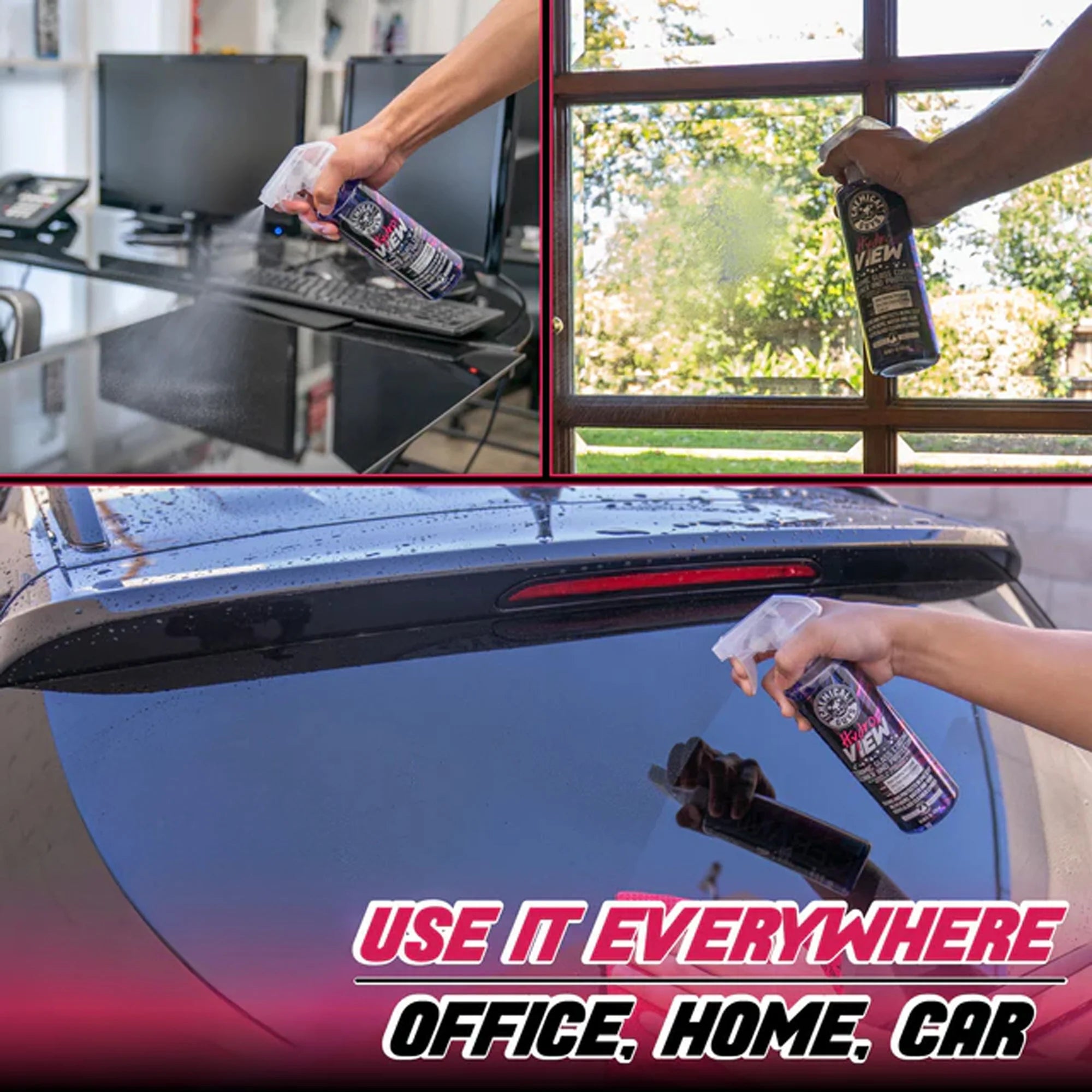 Chemical Guys Clean HydroView Ceramic Glass Cleaner & Coating - Image 3