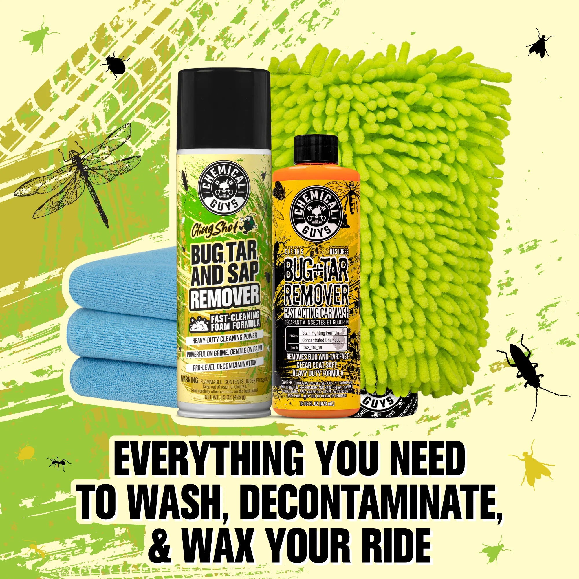 Chemical Guys Clean Bug, Tar, Sap Remover Car Wash Kit - Image 5