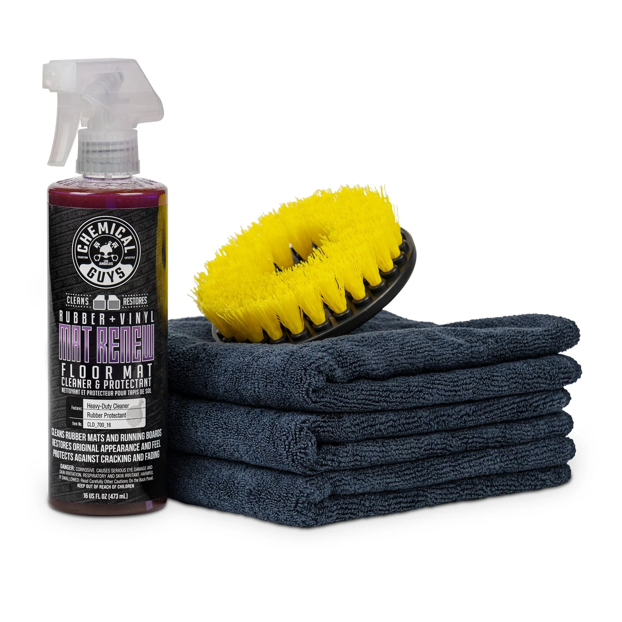 Chemical Guys Clean Moderate Floor Mat Renew Deluxe Kit
