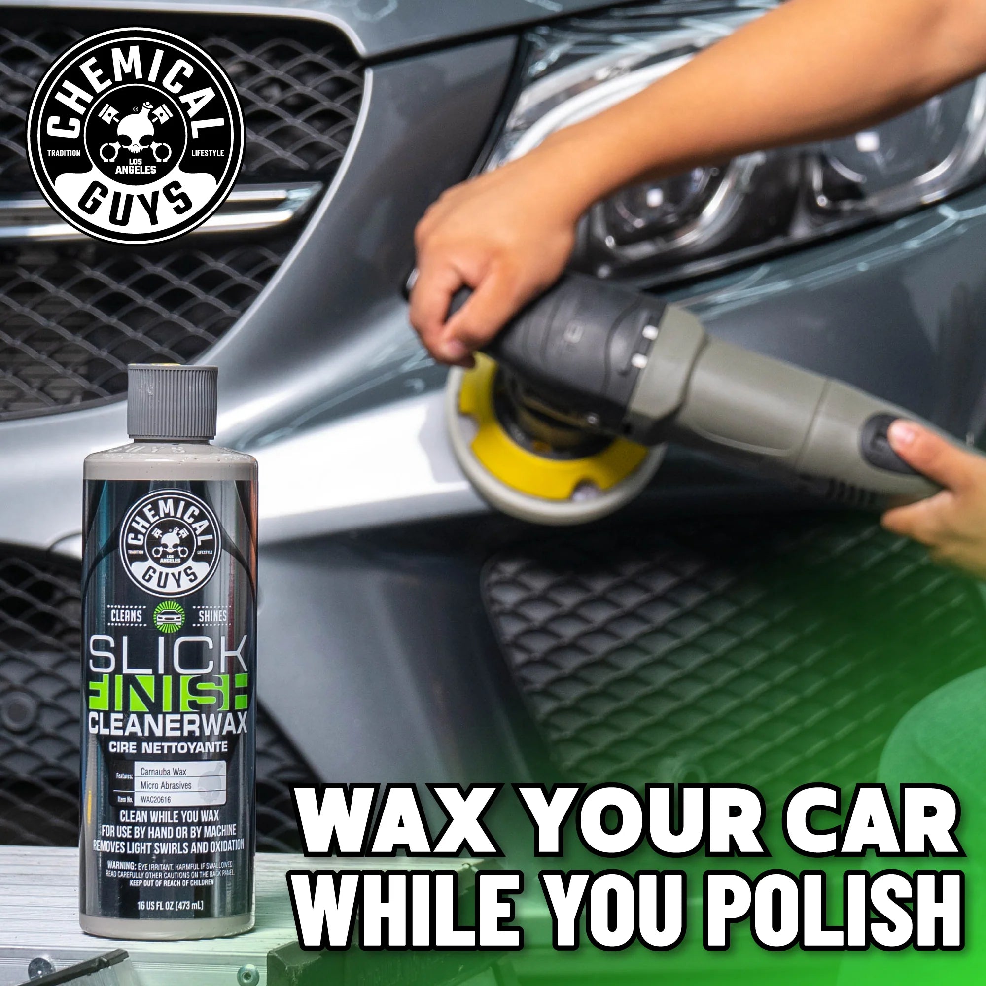 Chemical Guys Clean Slick Finish Cleaner Wax - Image 11