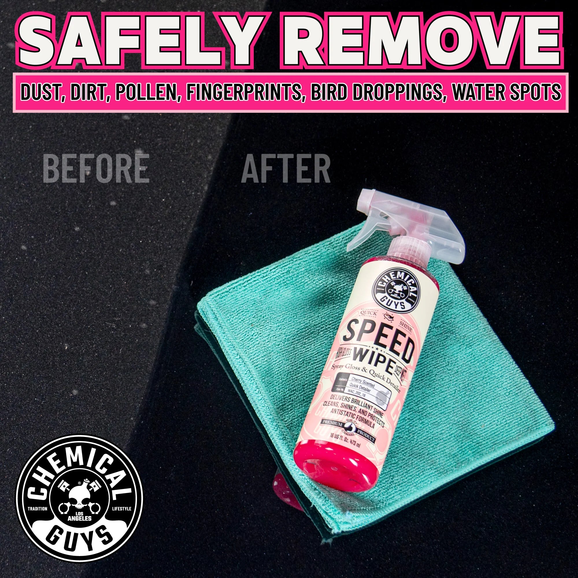 Chemical Guys Clean Black Car Wash Glaze & Detail Deluxe Kit - Image 6
