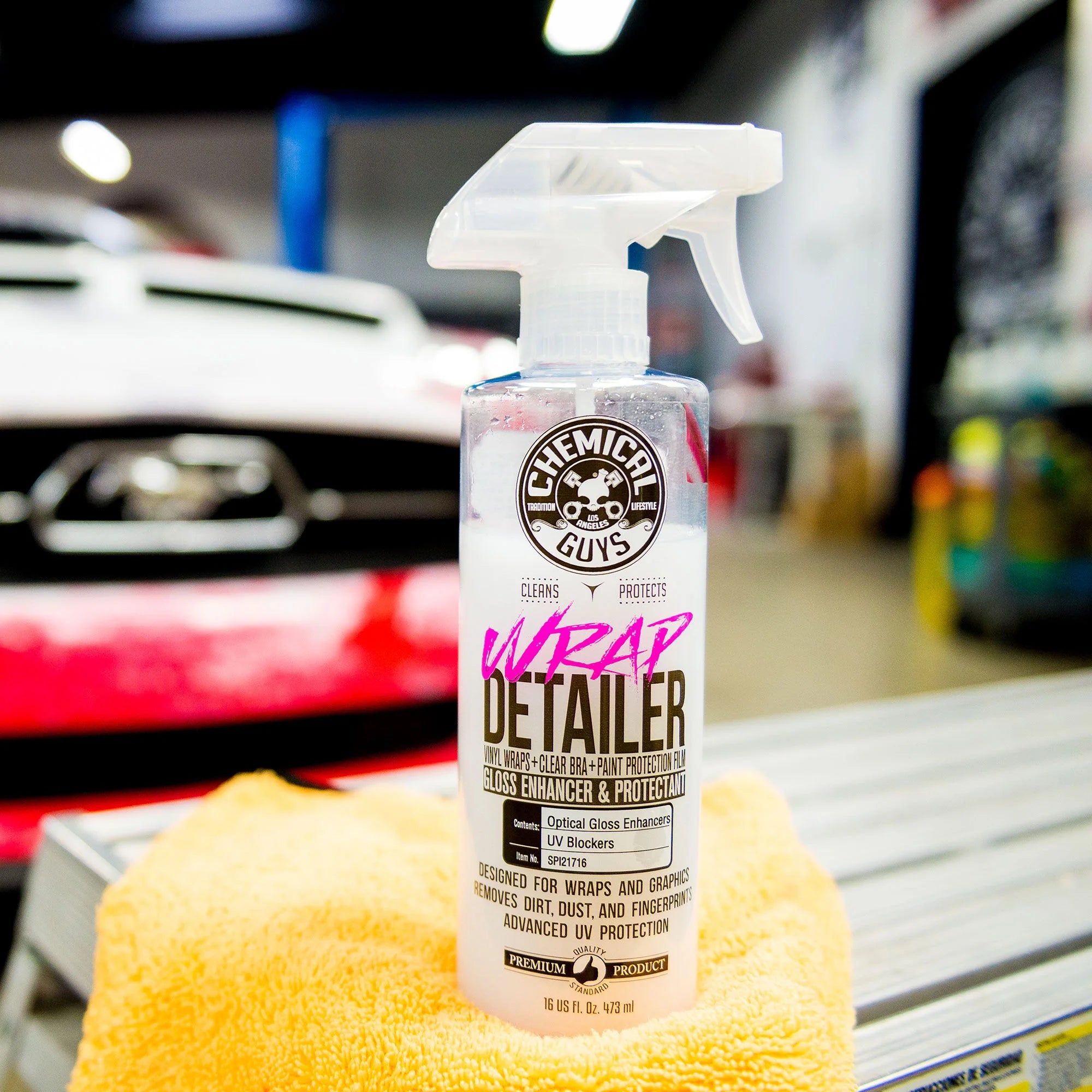 Chemical Guys Clean Wrap Detailer Unique Quick Detailer & Protectant for Vinyl Wraps - Image 4