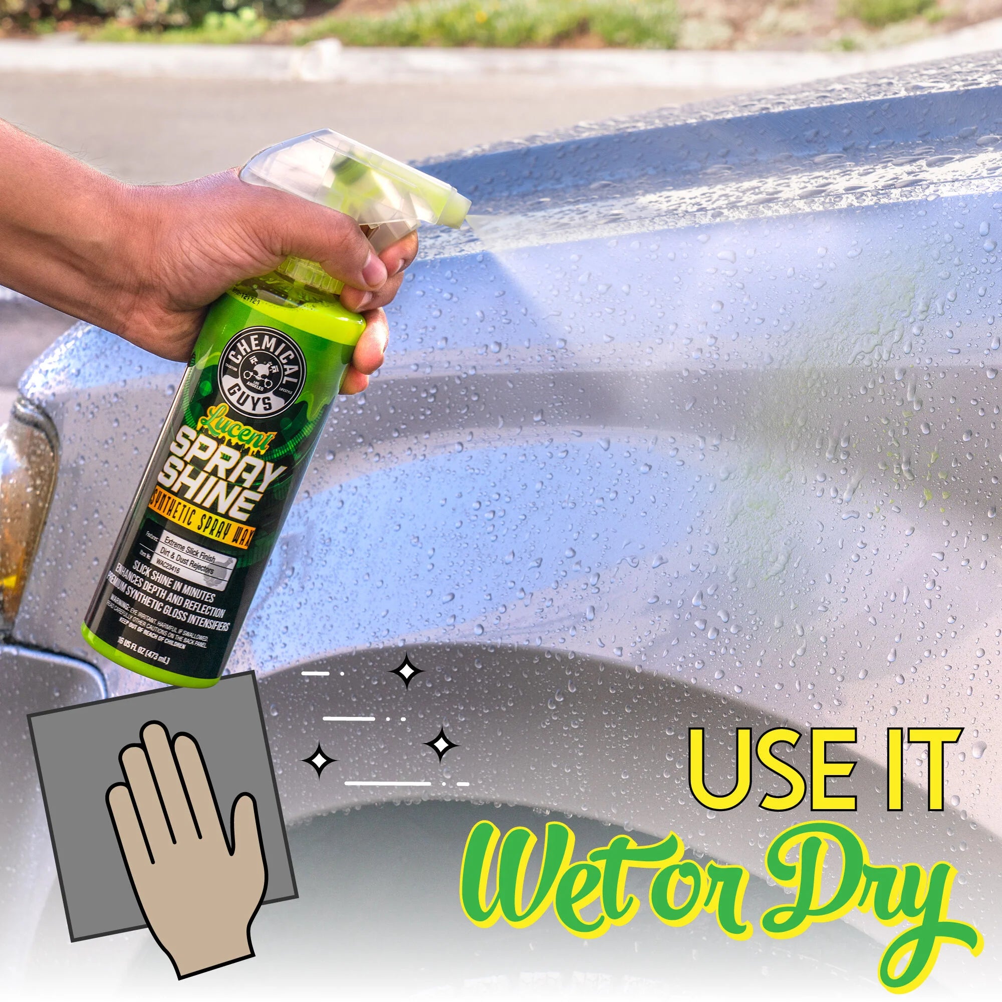 Chemical Guys Clean Lucent Spray Shine Synthetic Spray Wax - Image 7