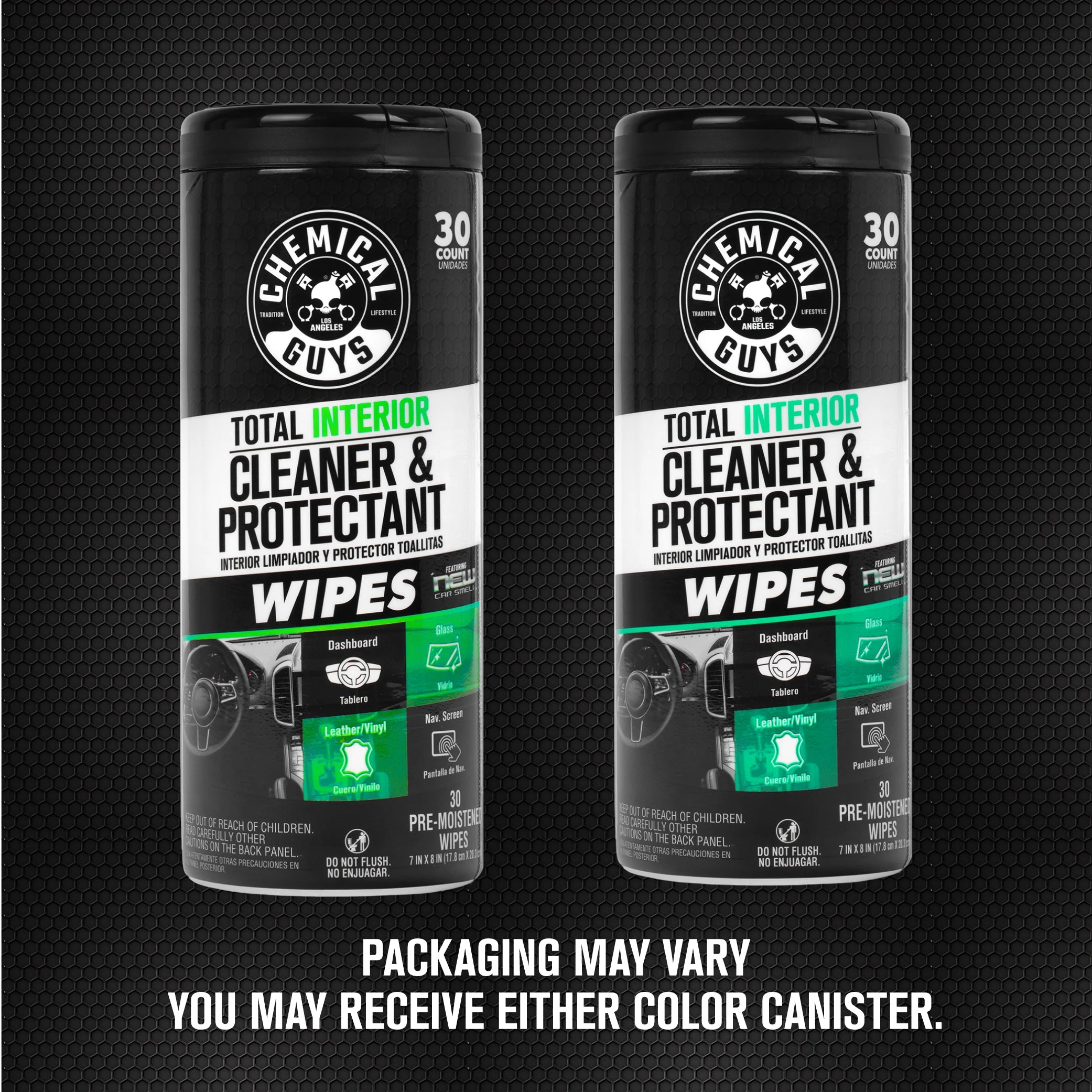 Chemical Guys Clean Total Interior Cleaner & Protectant Canister Wipes - Image 4