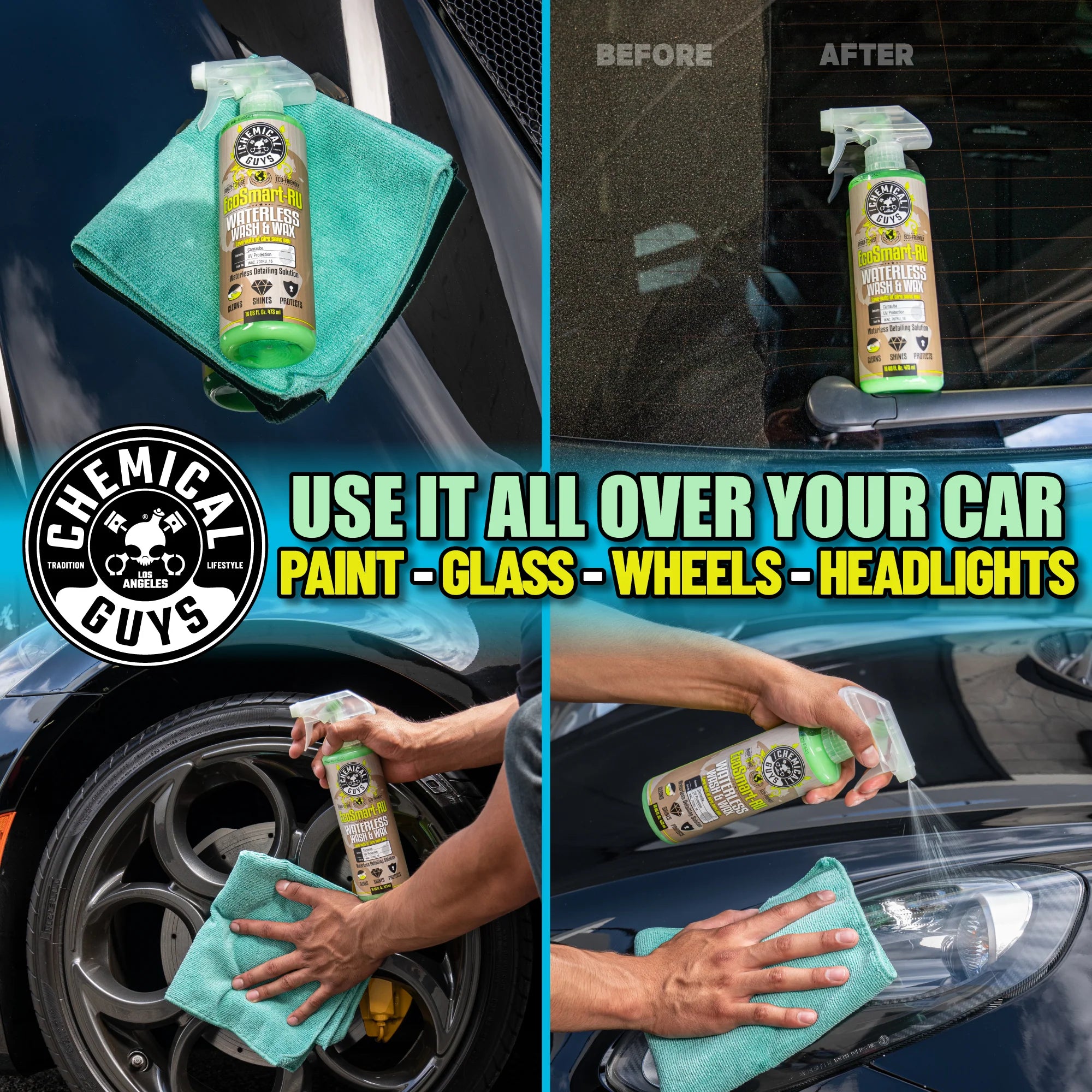 Chemical Guys Clean EcoSmart-RU Waterless Car Wash - Image 9