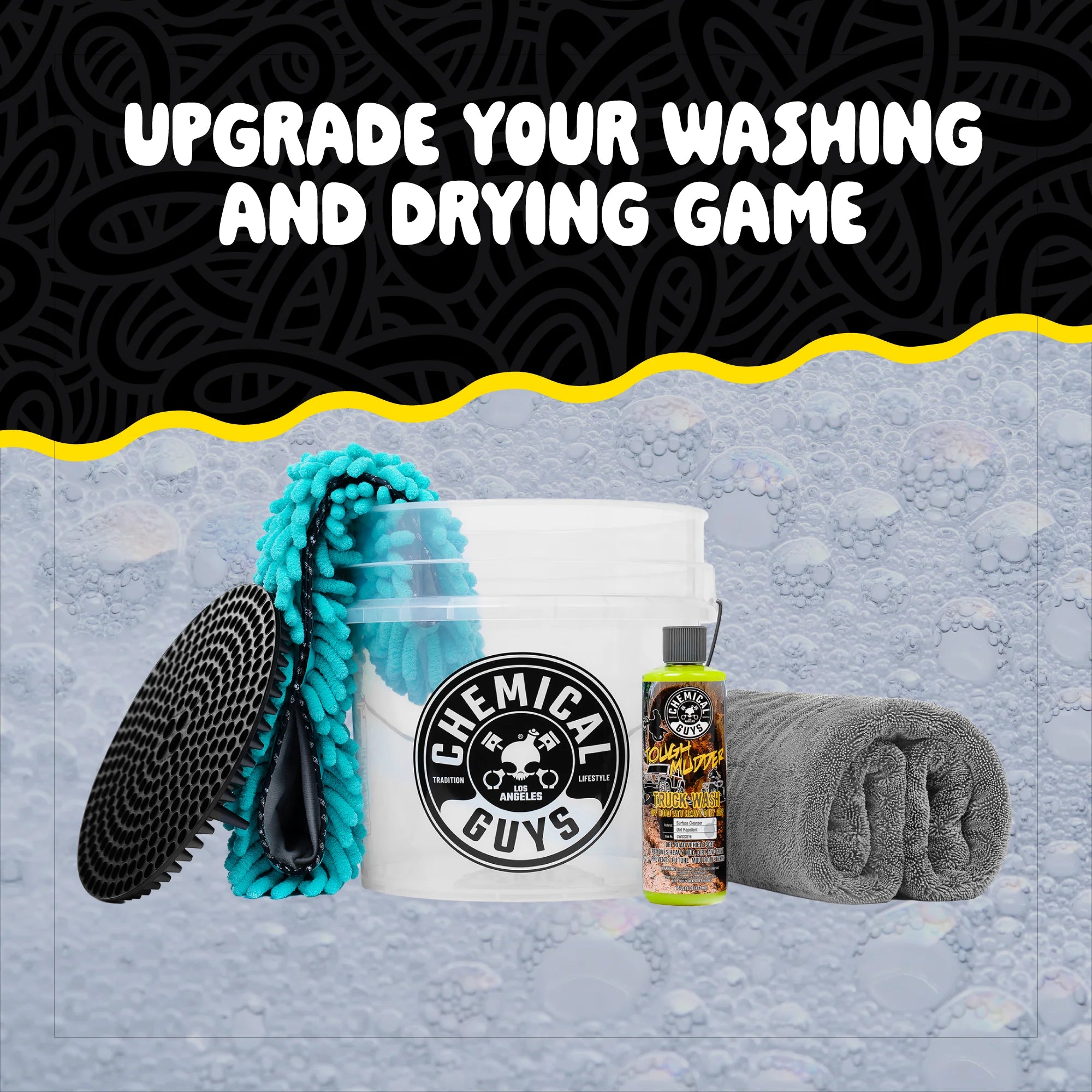 Chemical Guys Clean Grip & Glide Truck Wash Kit - Image 4