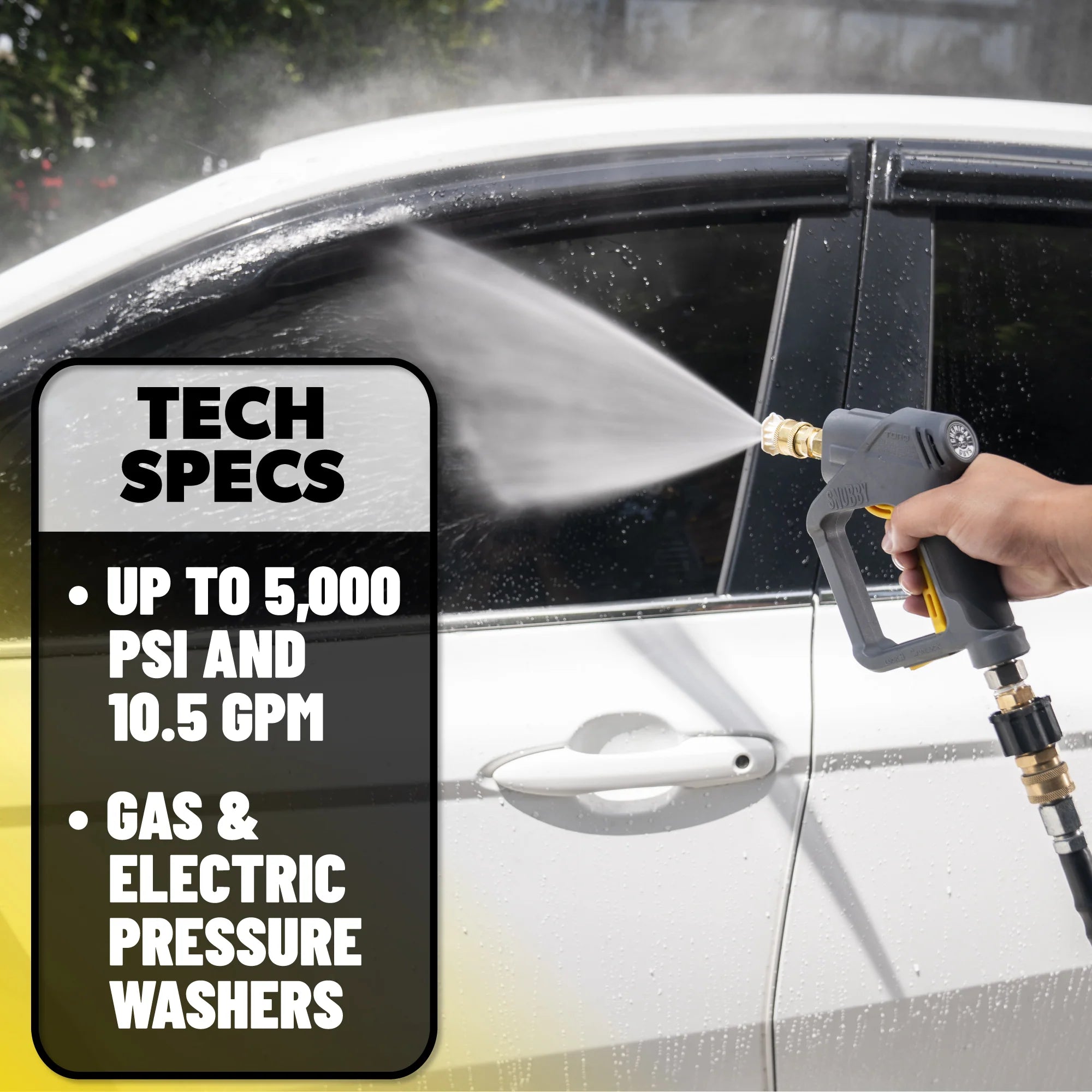 Chemical Guys Clean TORQ Snubby Pressure Washer Gun - Foam Cannon Attachment - Image 5
