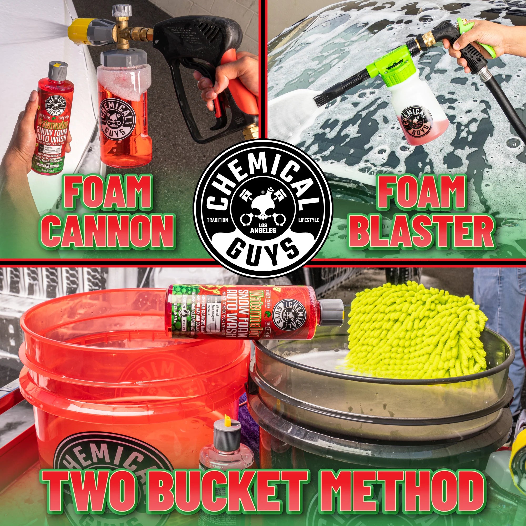 Chemical Guys Clean Watermelon Snow Foam Auto Wash - Image 3