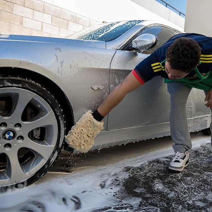 Chemical Guys Clean Bear Claw Wash Mitt & Pad - Image 3