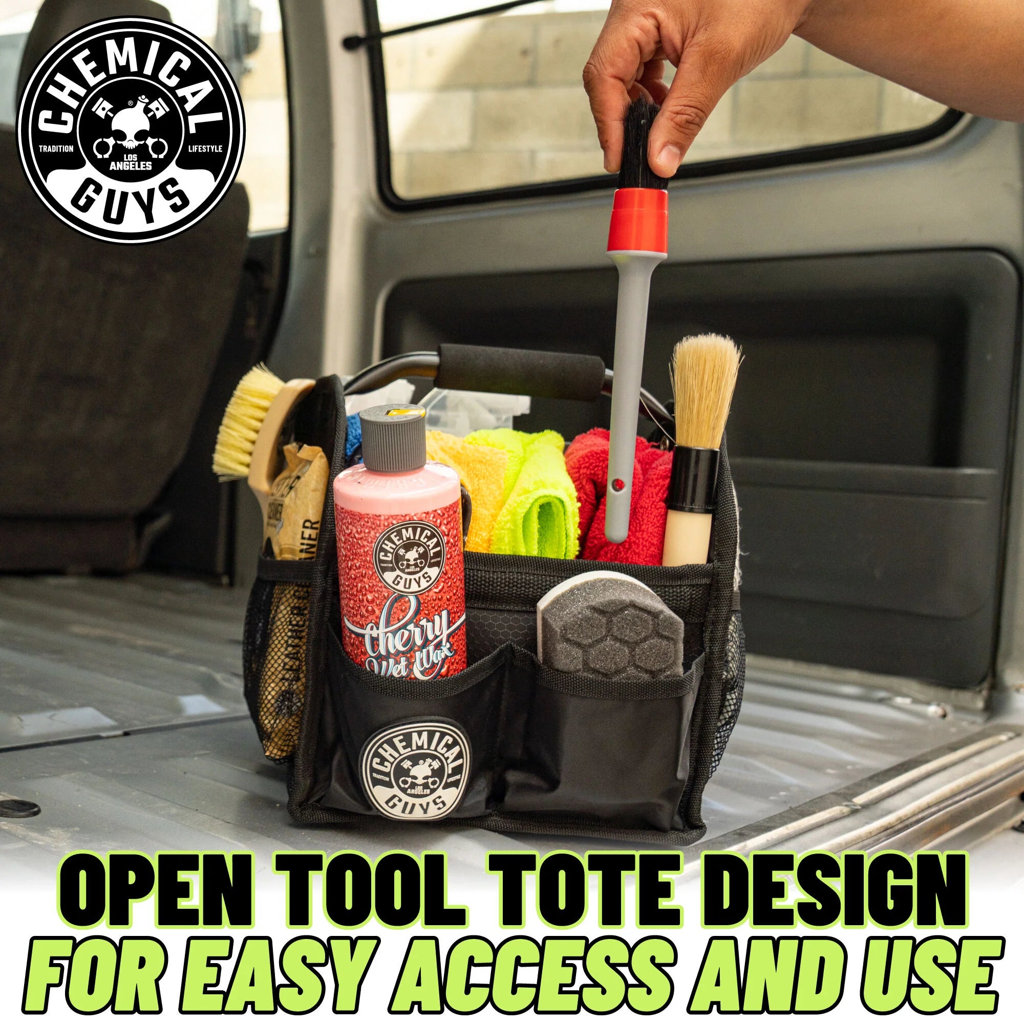 Chemical Guys Clean Speed Load Carrying Caddy & Storage Organizer - Image 7