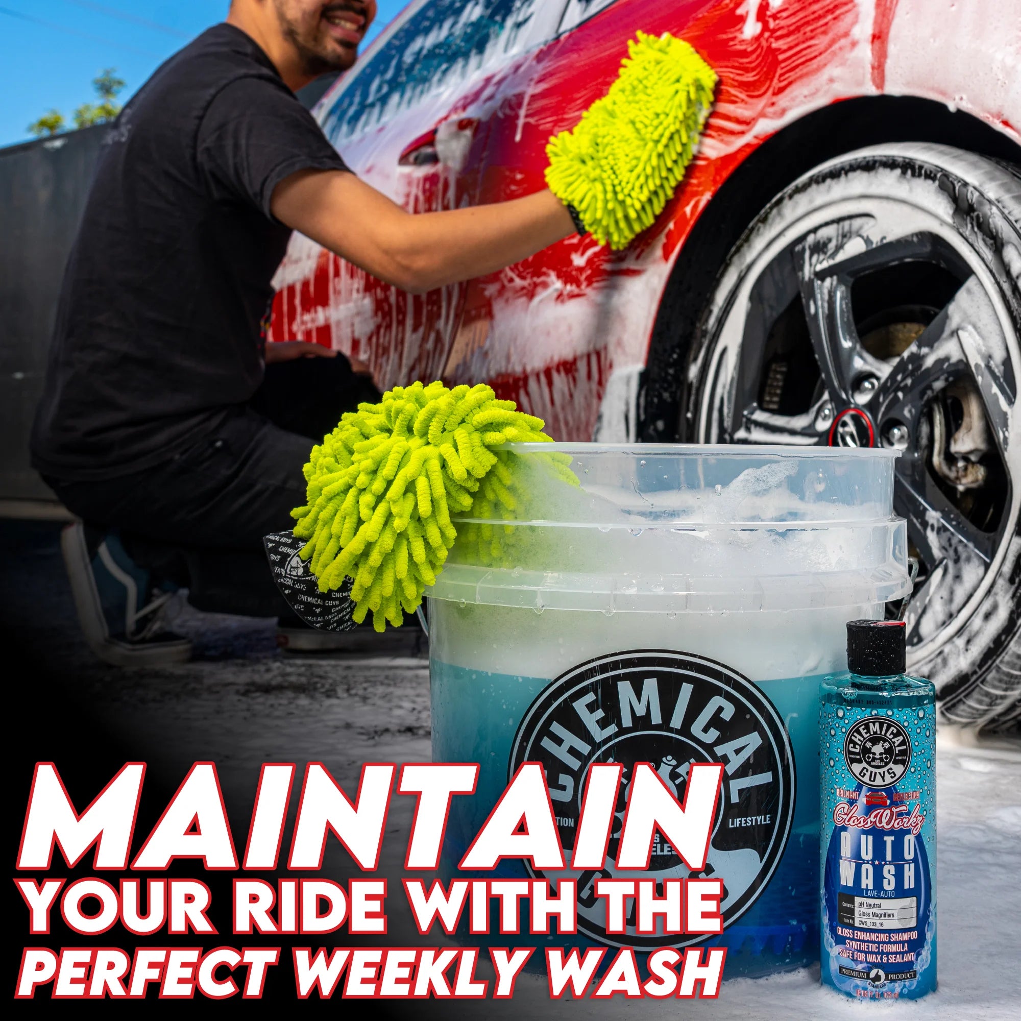 Chemical Guys Clean Glossworkz Intense Gloss Booster And Paintwork Cleanser - Image 6