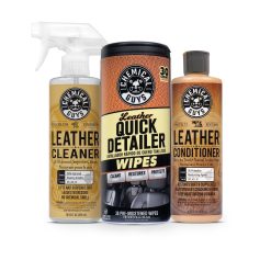 Chemical Guys Clean Clean, Condition, & Maintain Leather Care Kit