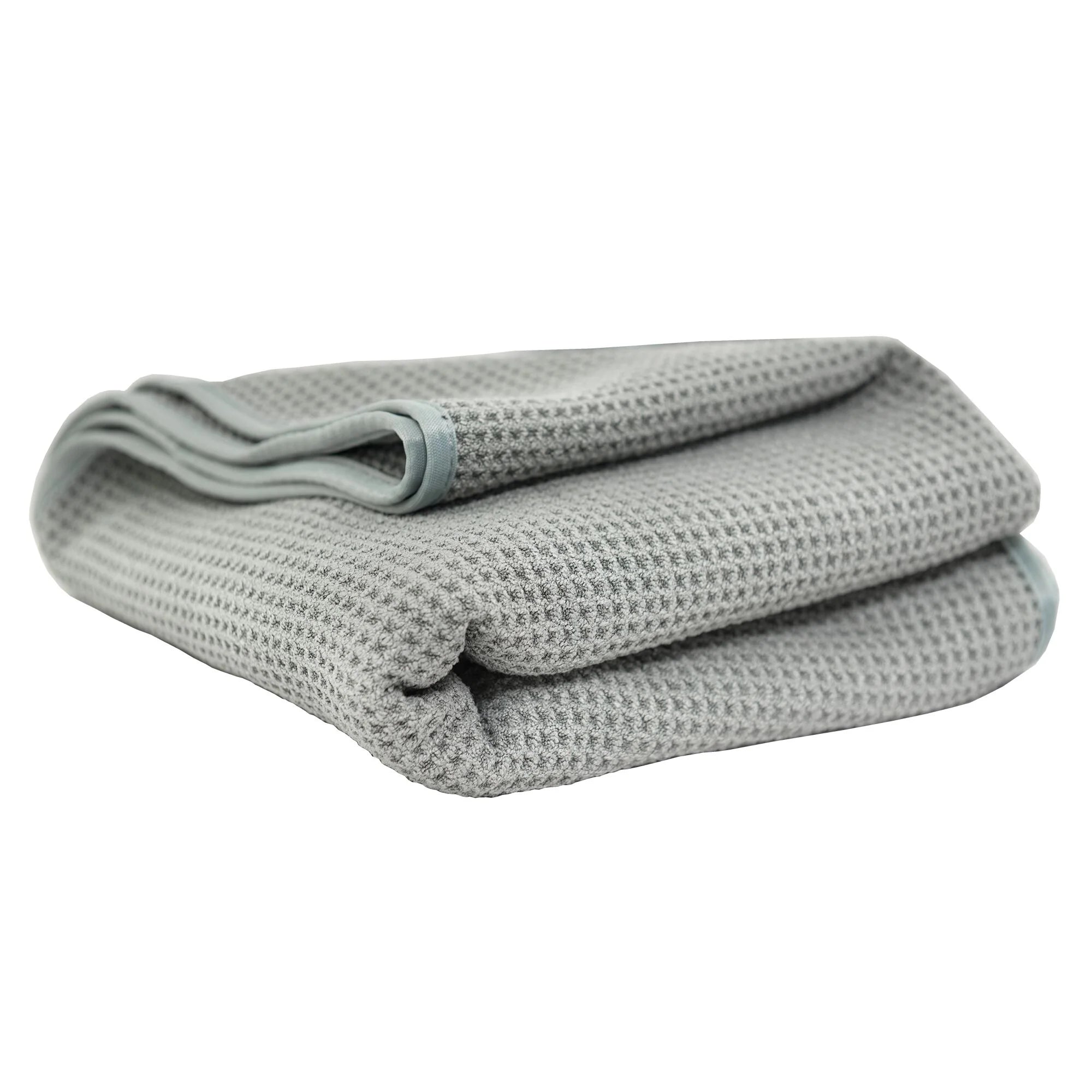 Chemical Guys Clean Waffle Weave Gray Matter Microfiber Drying Towel