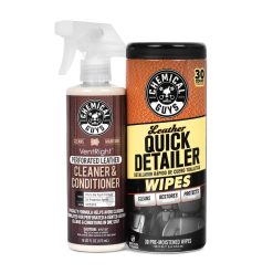 Chemical Guys Clean Perforated Leather Quick Detail Kit