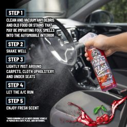 Alternative view of Chemical Guys Clean Cherry Blast Air Freshener Spray & Hanging Kit