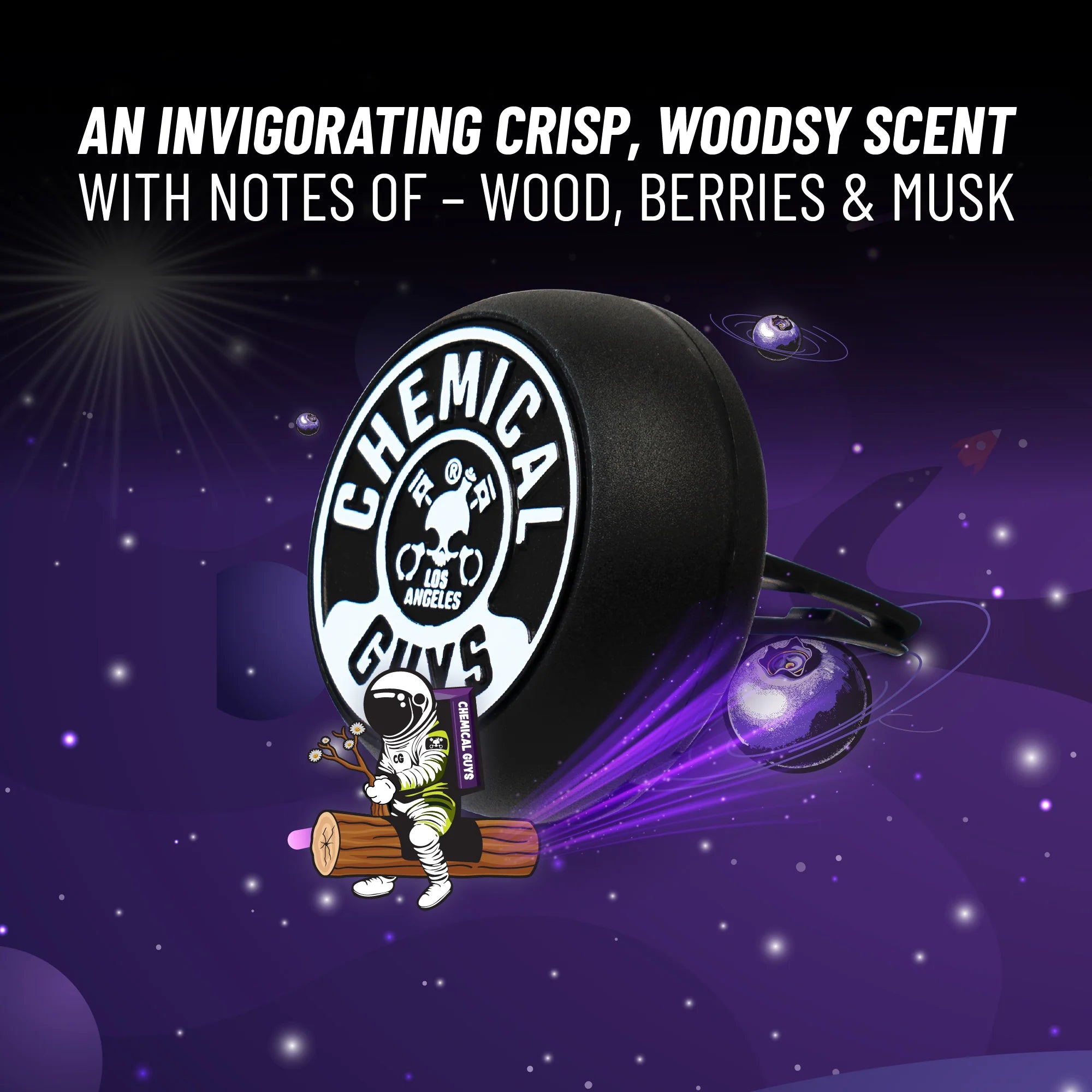 Chemical Guys Clean Galactic Vent Clip Air Freshener - Image 5