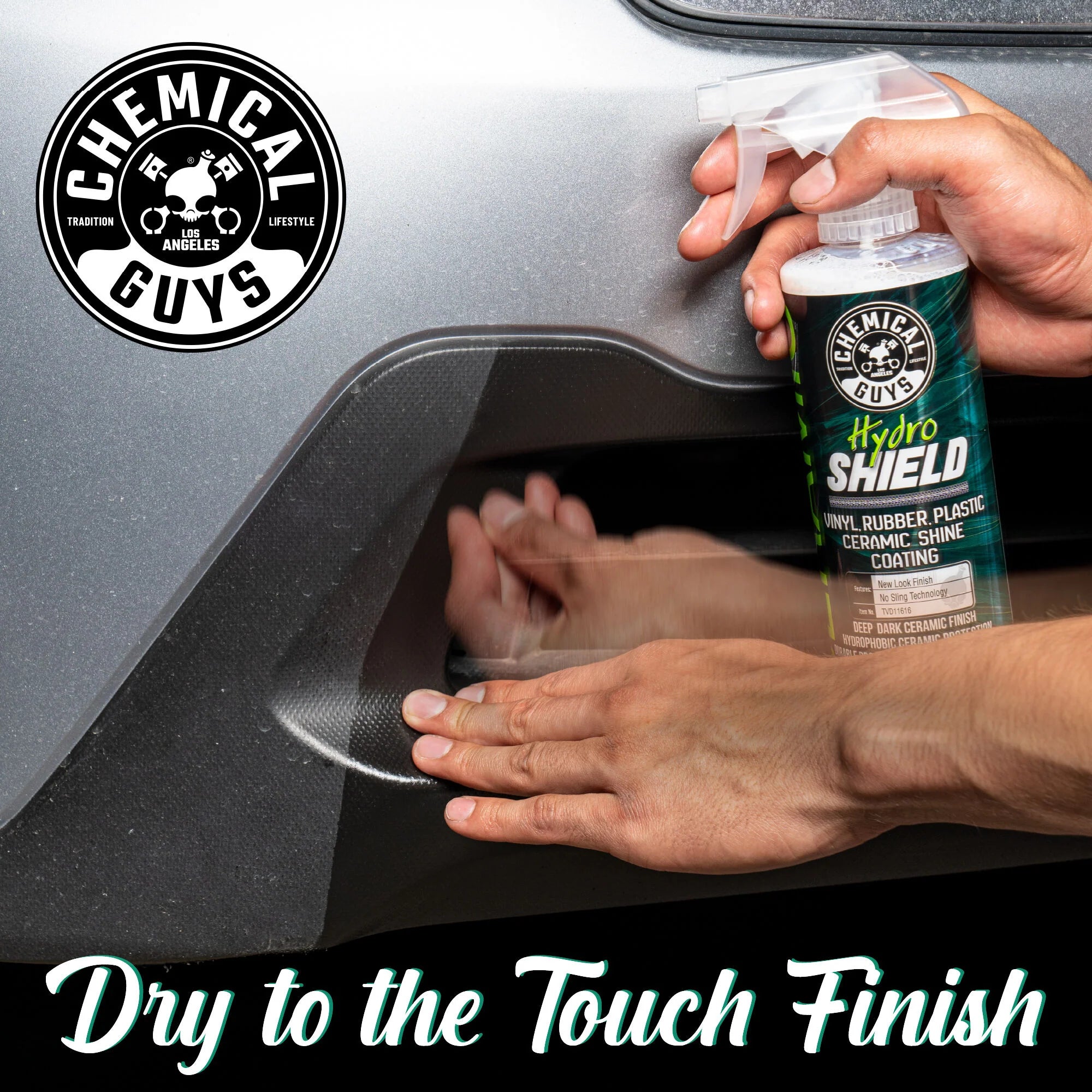 Chemical Guys Clean HydroShield Vinyl, Rubber, Plastic Ceramic Shine Coating - Image 8