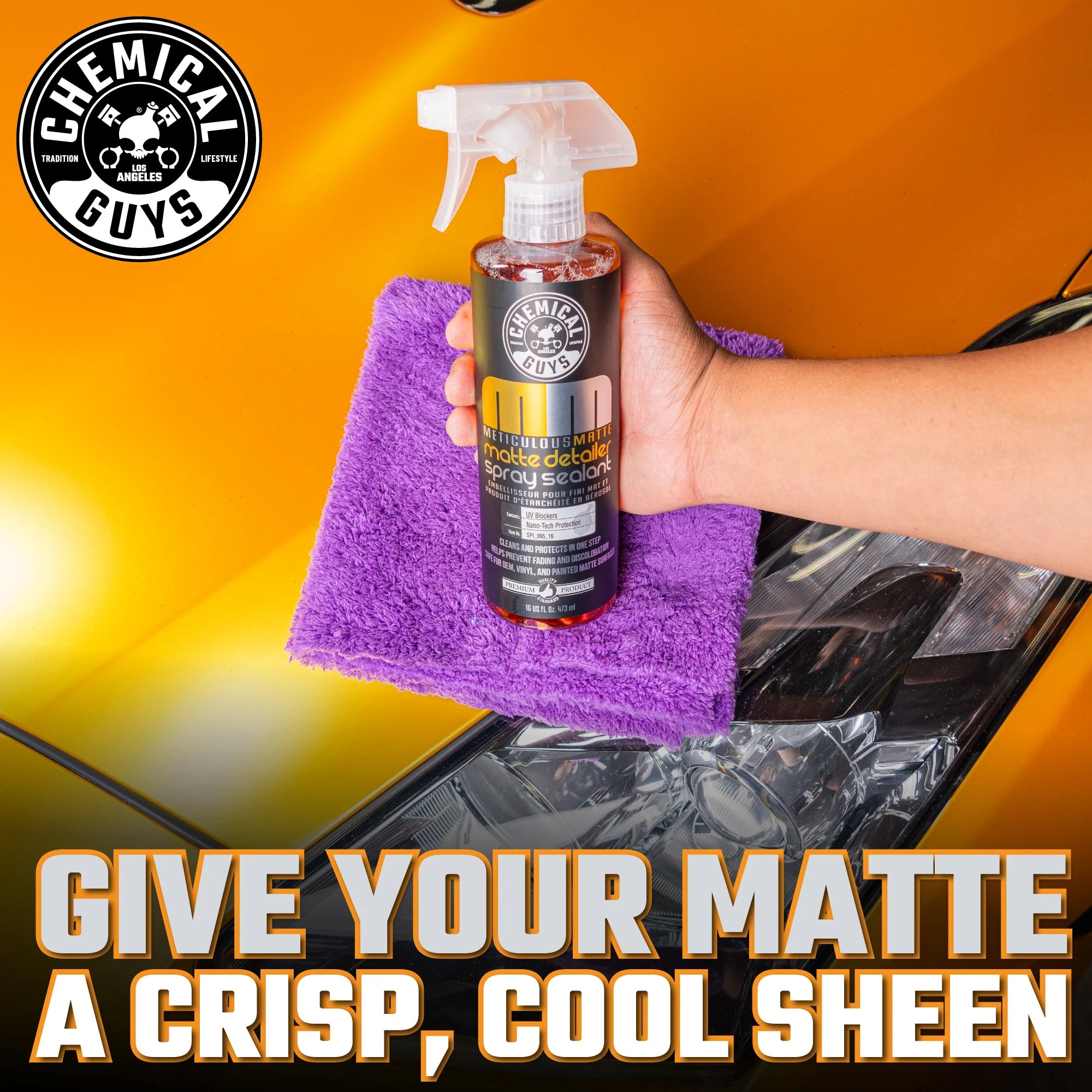 Chemical Guys Clean Meticulous Matte Detailer Spray & Sealant - Image 12