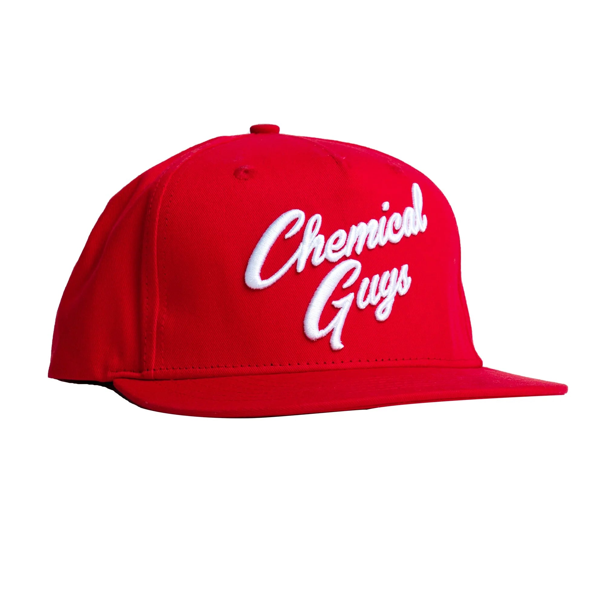 Chemical Guys Clean Snap-It-Back Red Script Hat - Image 3
