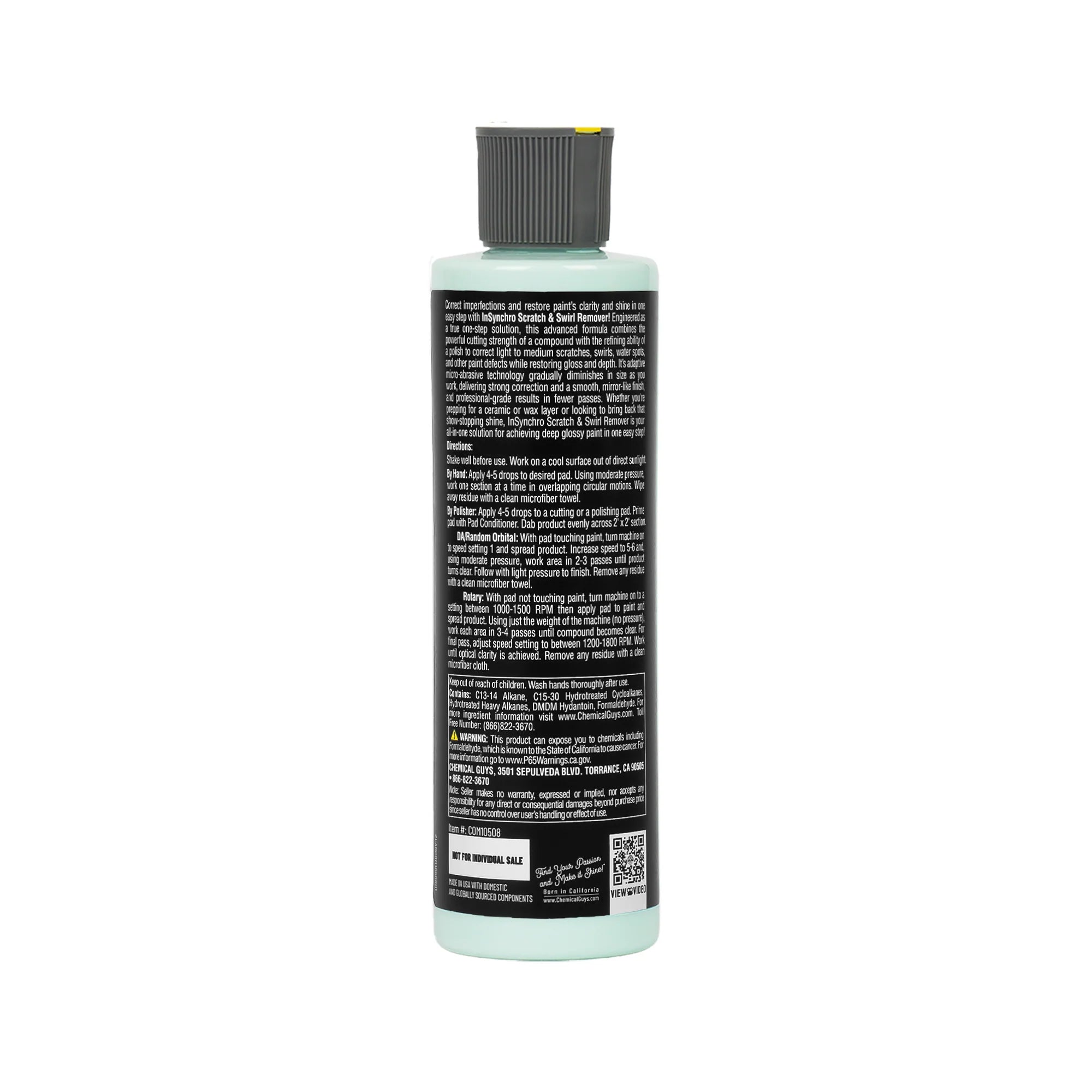 Chemical Guys Clean InSynchro Scratch & Swirl Remover - Image 9