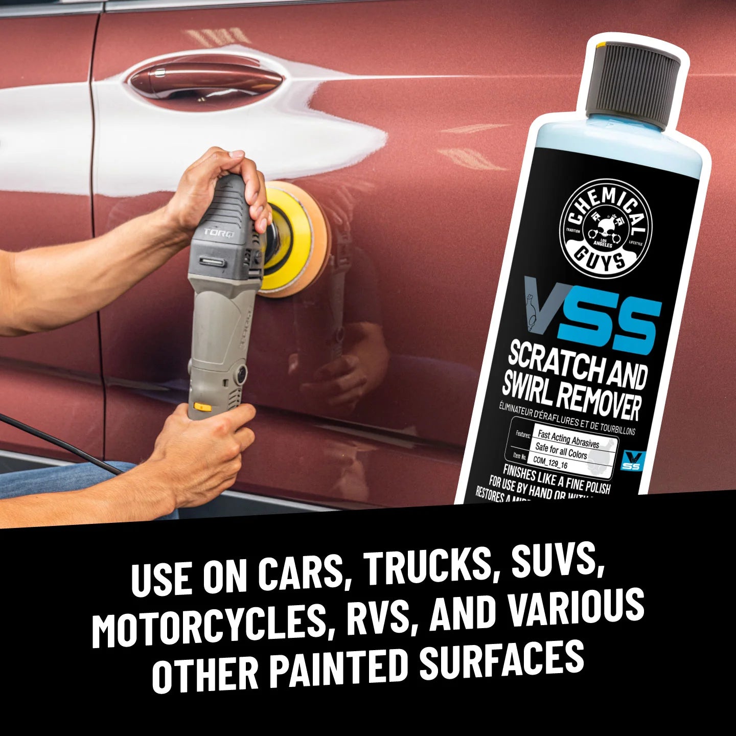 Chemical Guys Clean VSS One-Step Scratch & Swirl Remover - Image 6