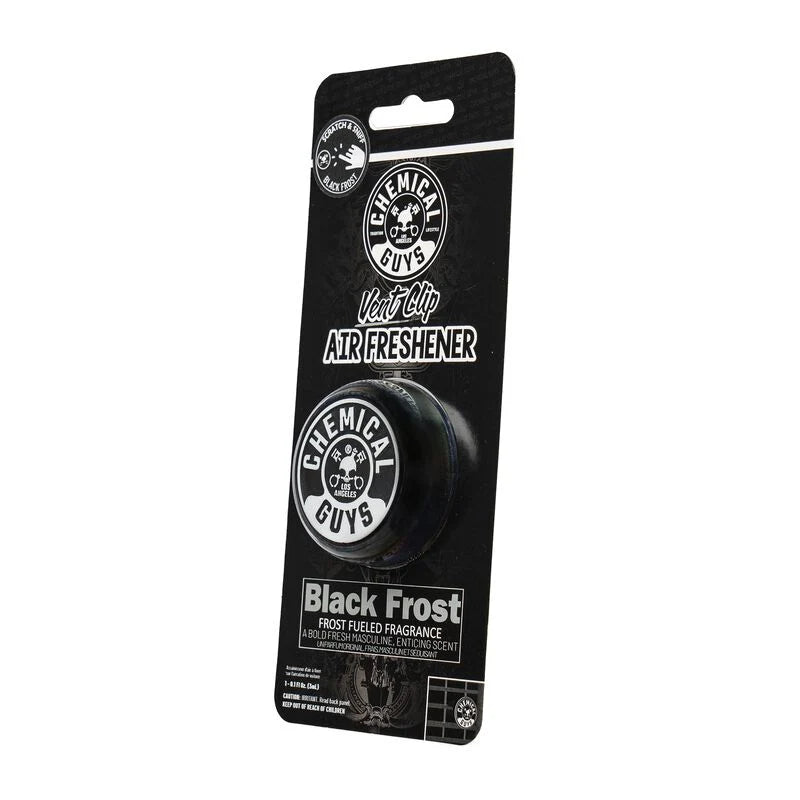 Chemical Guys Clean Black Frost Vent Clip Air Freshener - Image 4