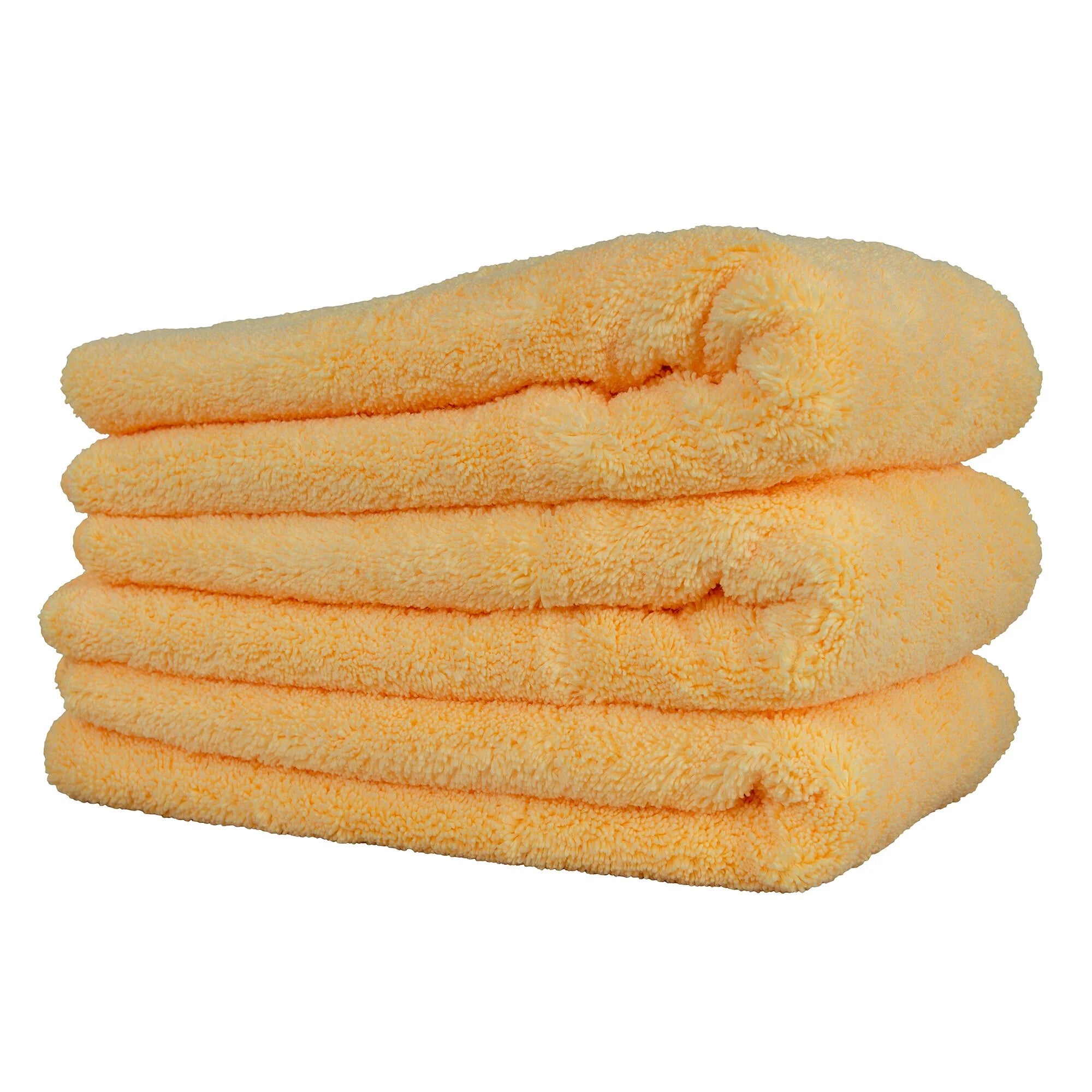 Chemical Guys Clean Orange Banger Extra Thick Microfiber Towel 3-Pack