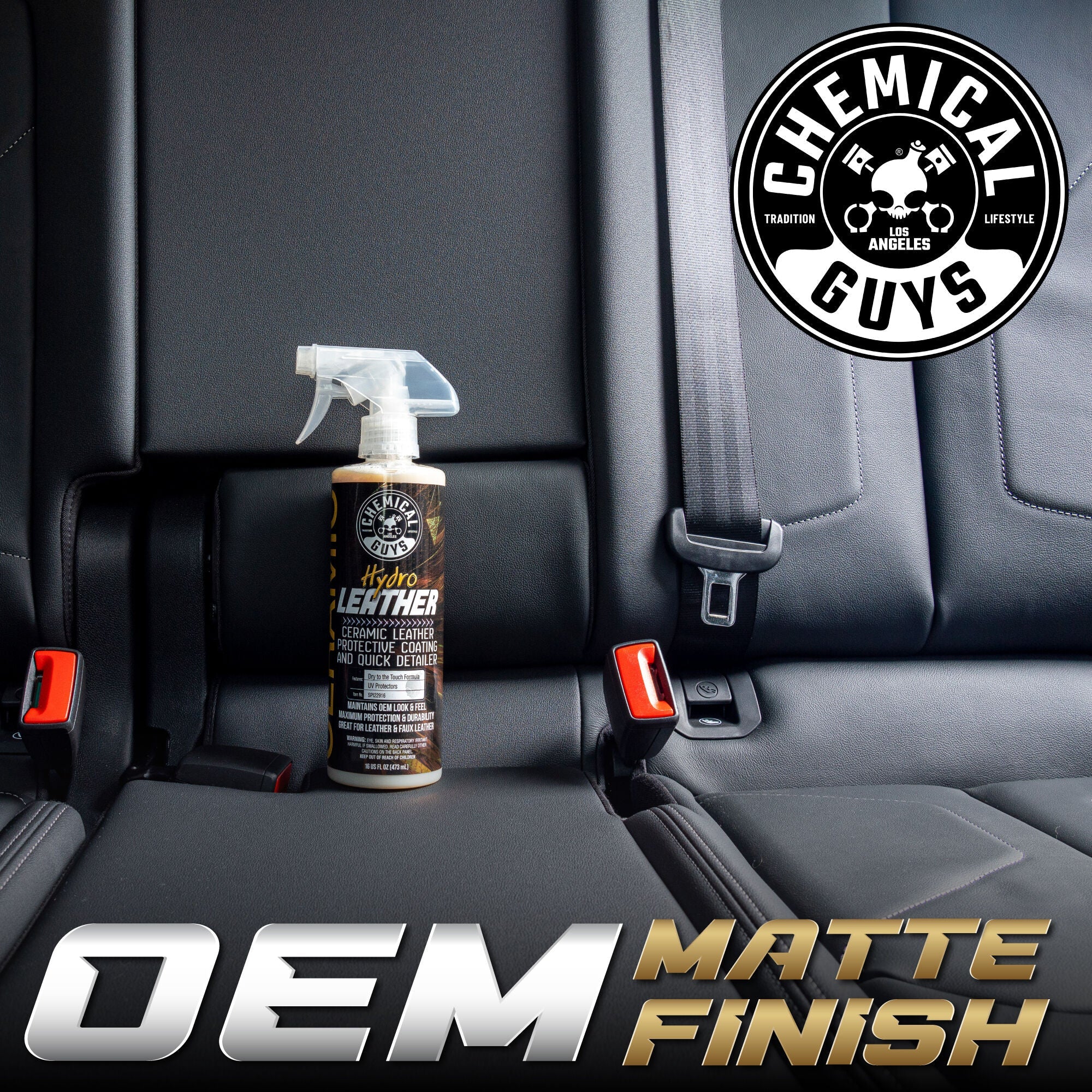 Chemical Guys Clean HydroLeather Ceramic Coating and Quick Detailer - Image 5