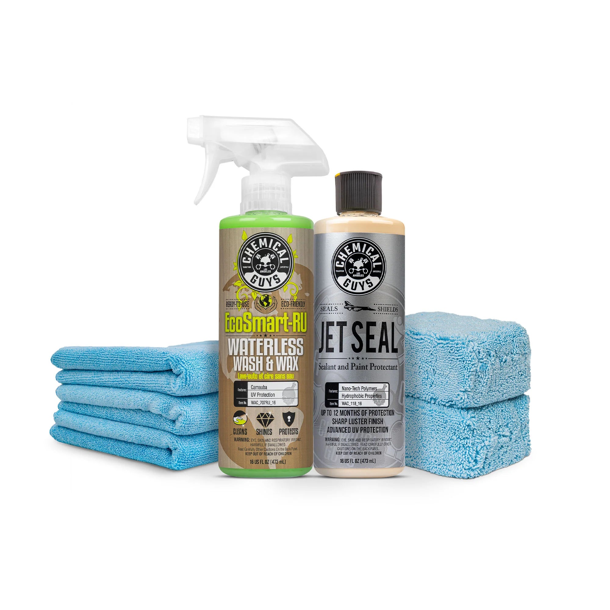 Chemical Guys Clean Green Shine Waterless Wash & Coat Bundle