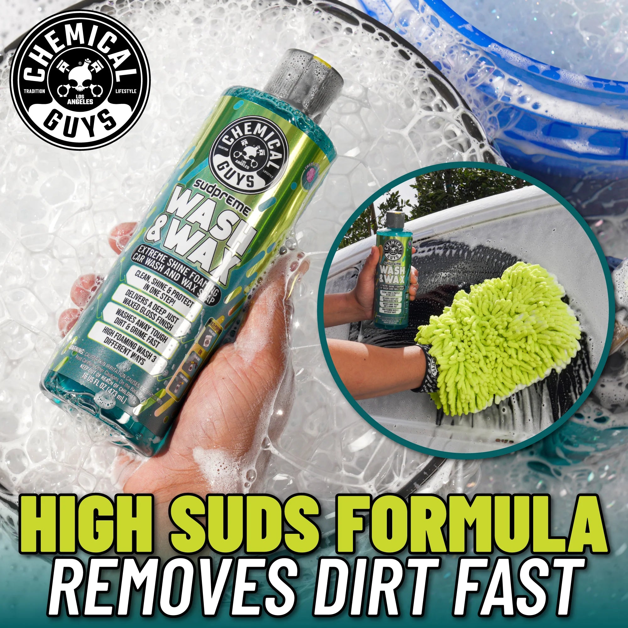 Chemical Guys Clean Sudpreme Wash & Wax - Image 6